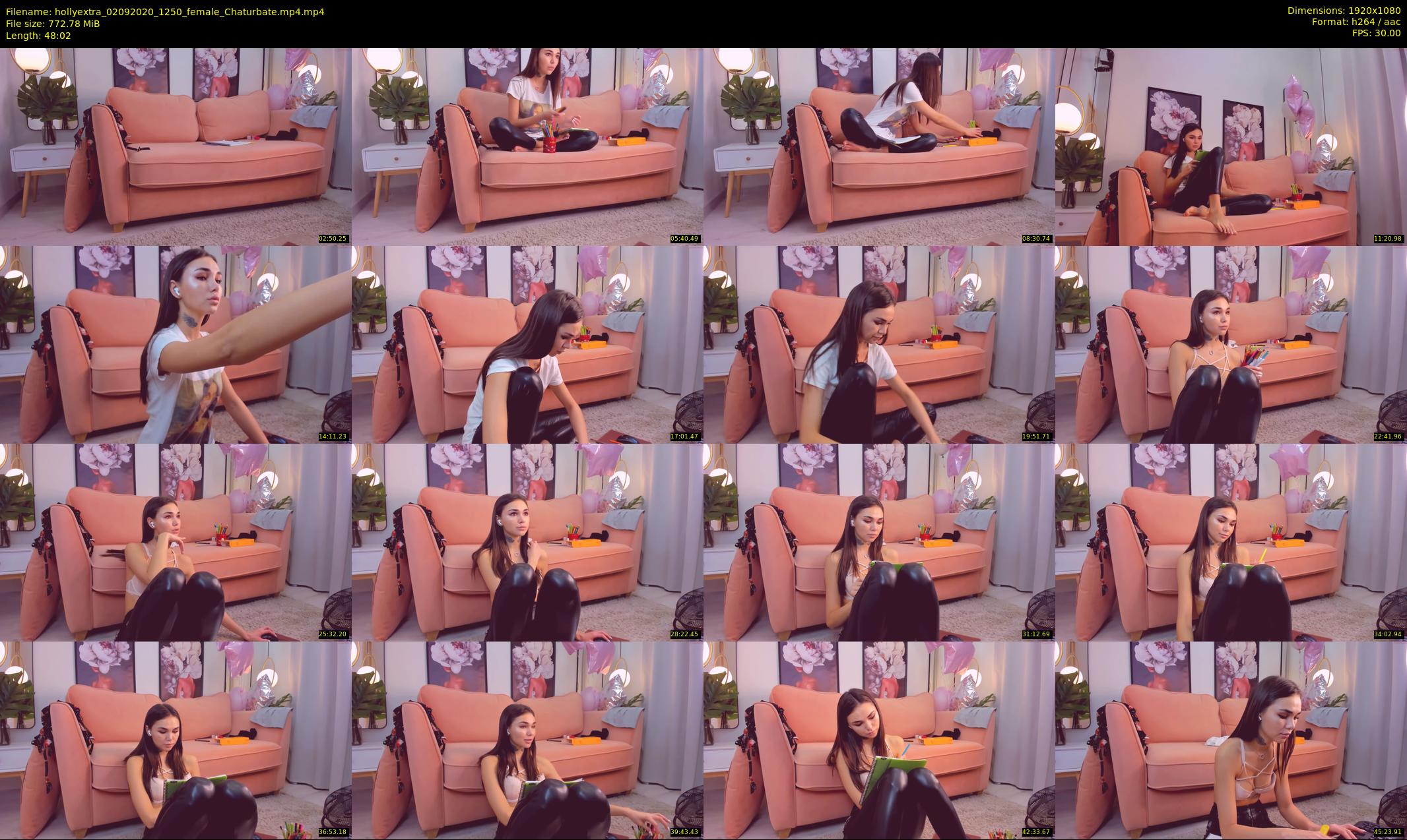hollyextra — 49 minute Chaturbate female cam show recording, 1080p, Sep 2, 2020