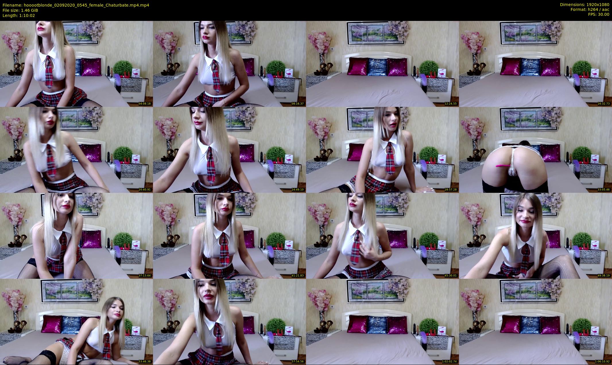 hooootblonde — 71 minute Chaturbate female cam show recording, 1080p, Sep 2, 2020