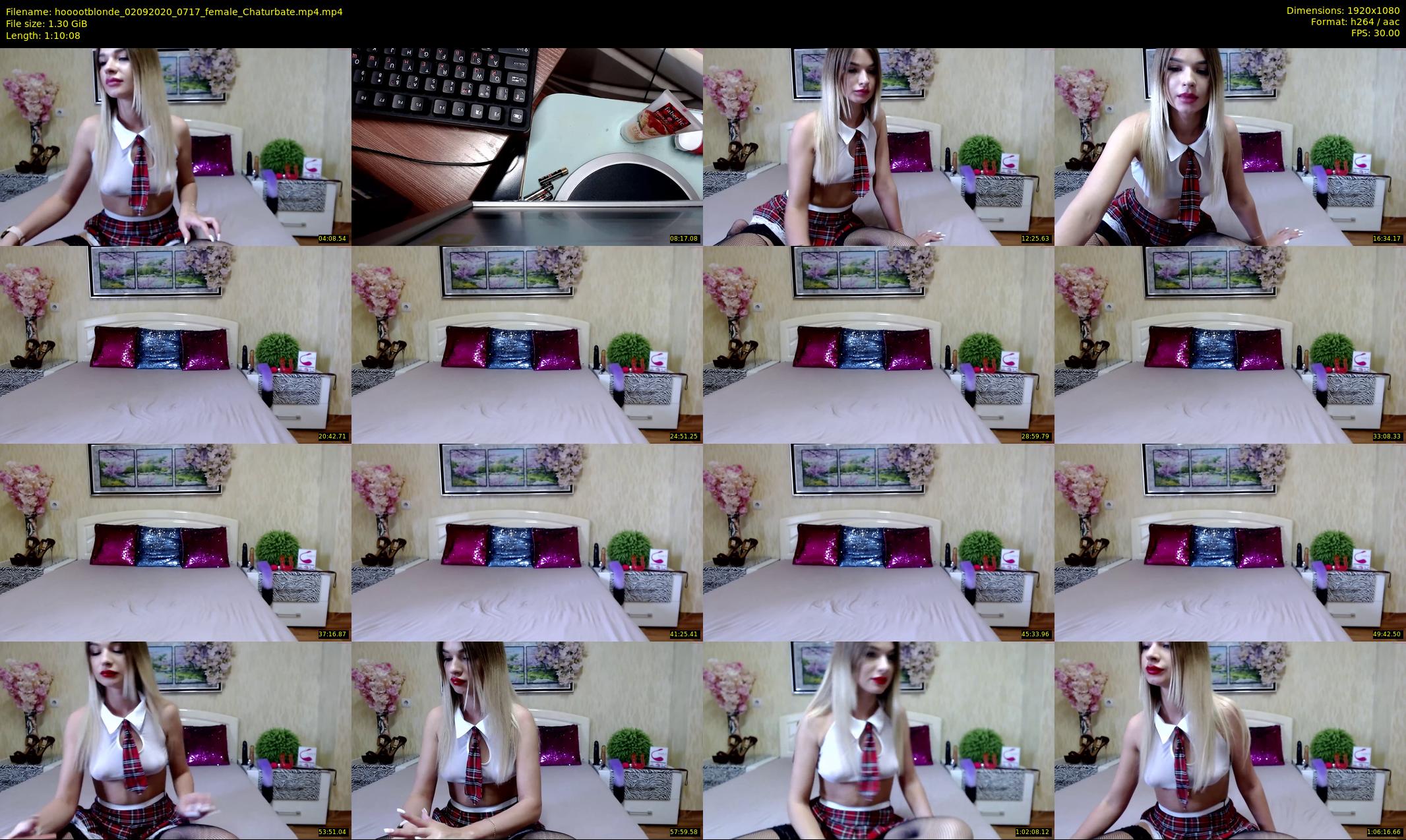 hooootblonde — 71 minute Chaturbate female cam show recording, 1080p, Sep 2, 2020