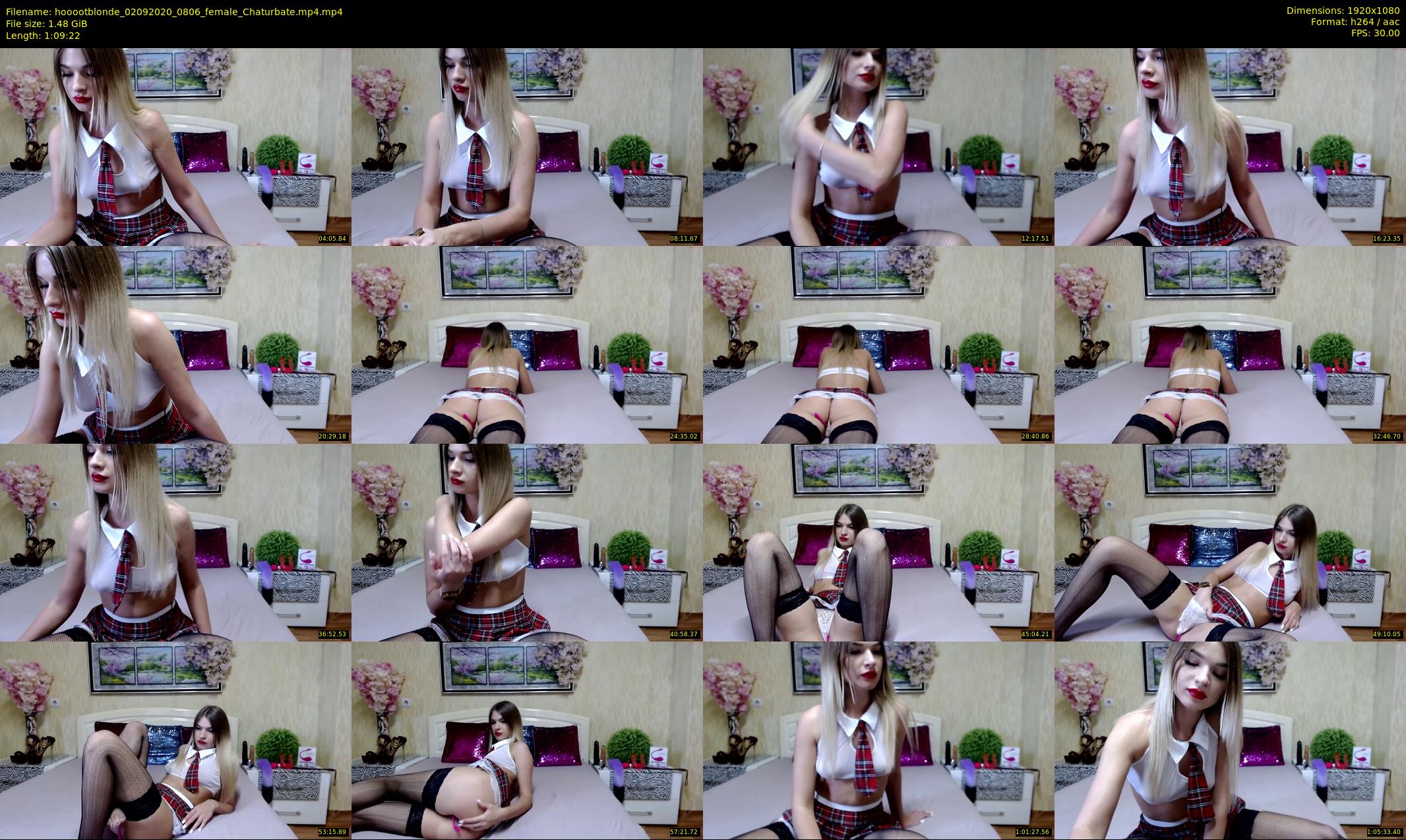 hooootblonde — 70 minute Chaturbate female cam show recording, 1080p, Sep 2, 2020