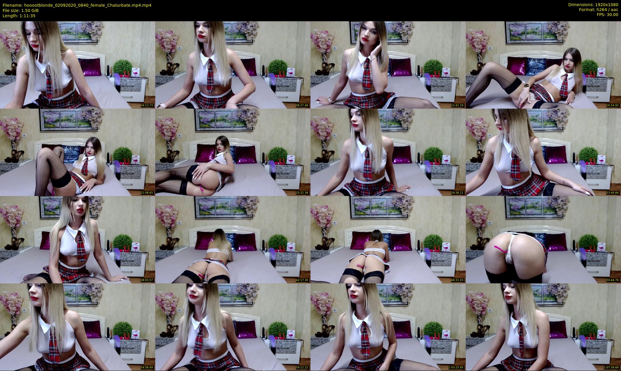 hooootblonde — 72 minute Chaturbate female cam show recording, 1080p, Sep 2, 2020