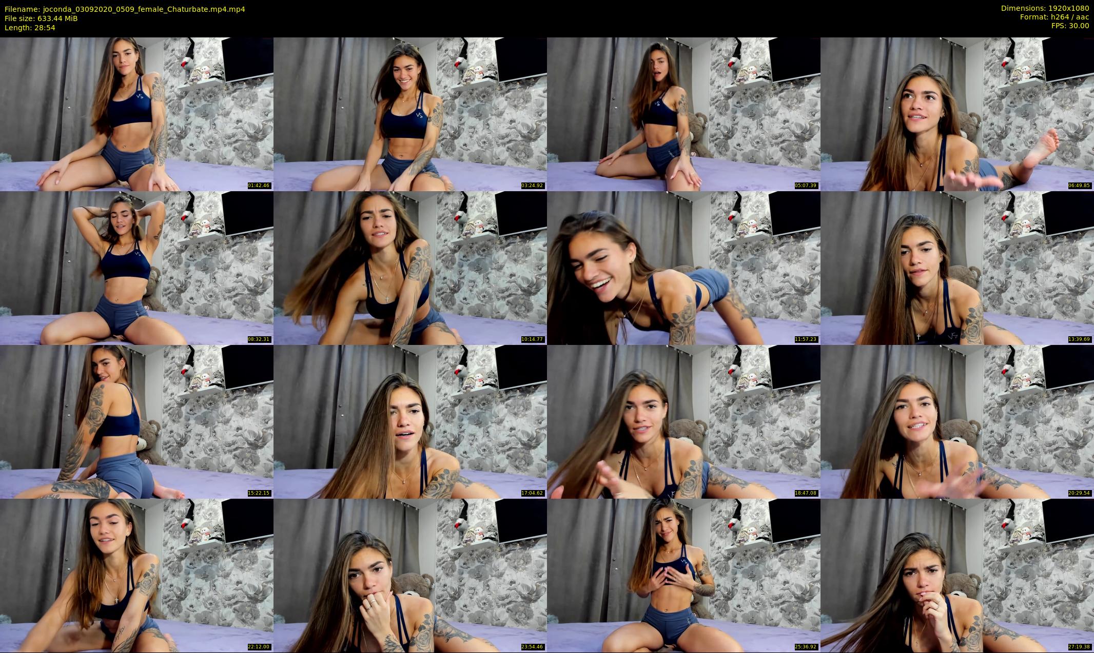 joconda — 29 minute Chaturbate female cam show recording, 1080p, Sep 3, 2020