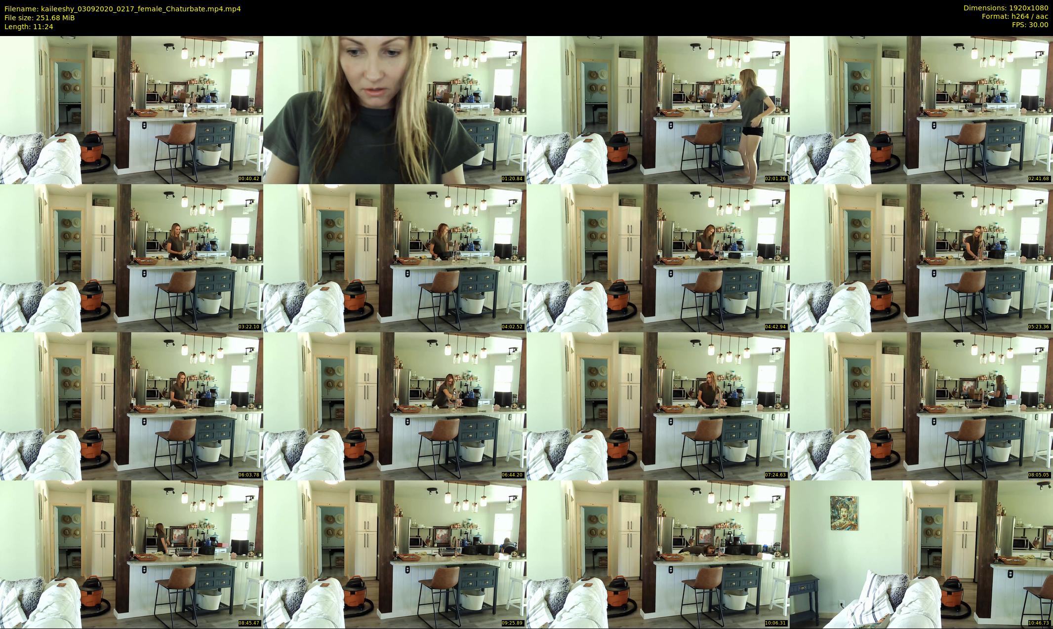 kaileeshy — 12 minute Chaturbate female cam show recording, 1080p, Sep 3, 2020