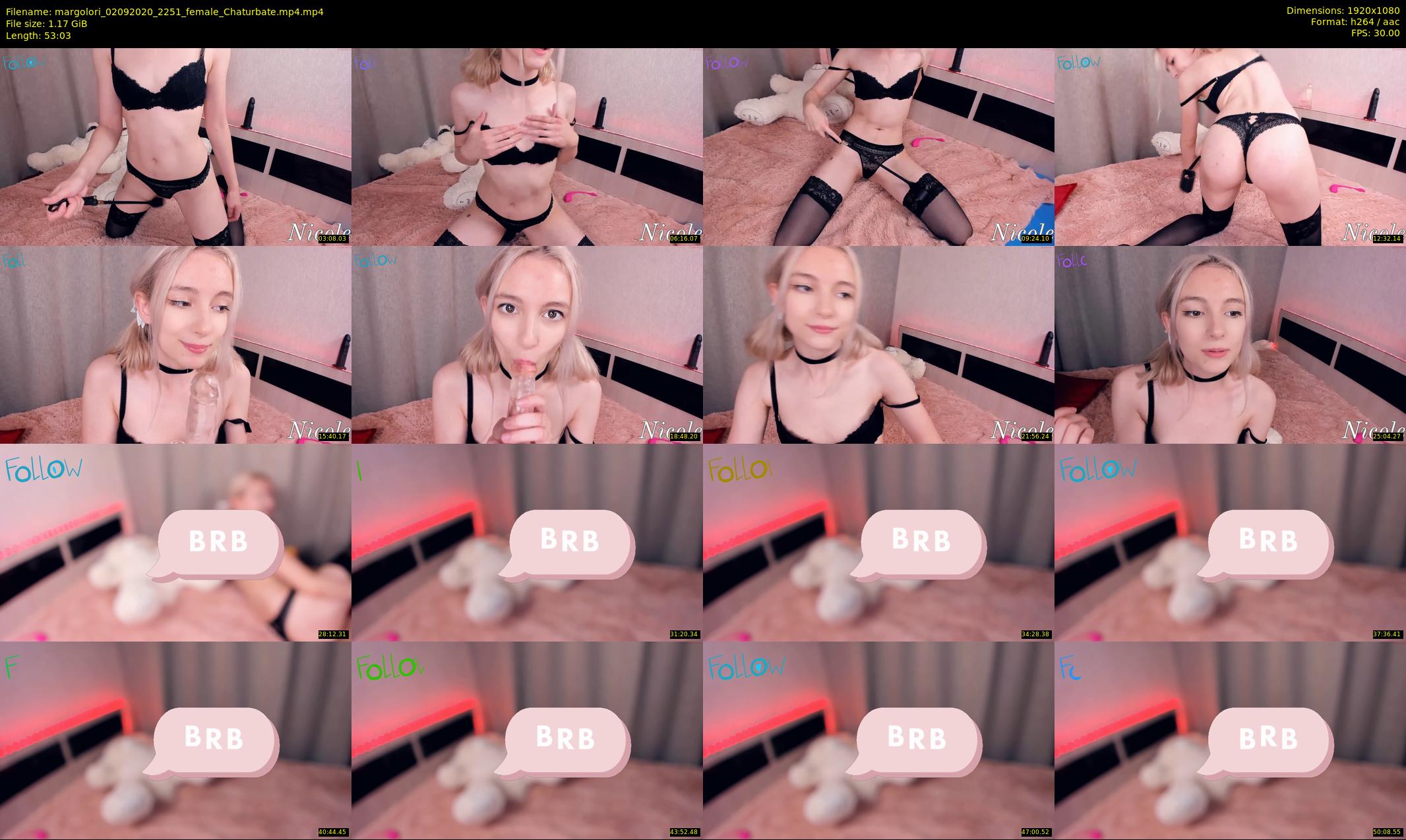 margolori — 54 minute Chaturbate couple cam show recording, 1080p, Sep 2, 2020