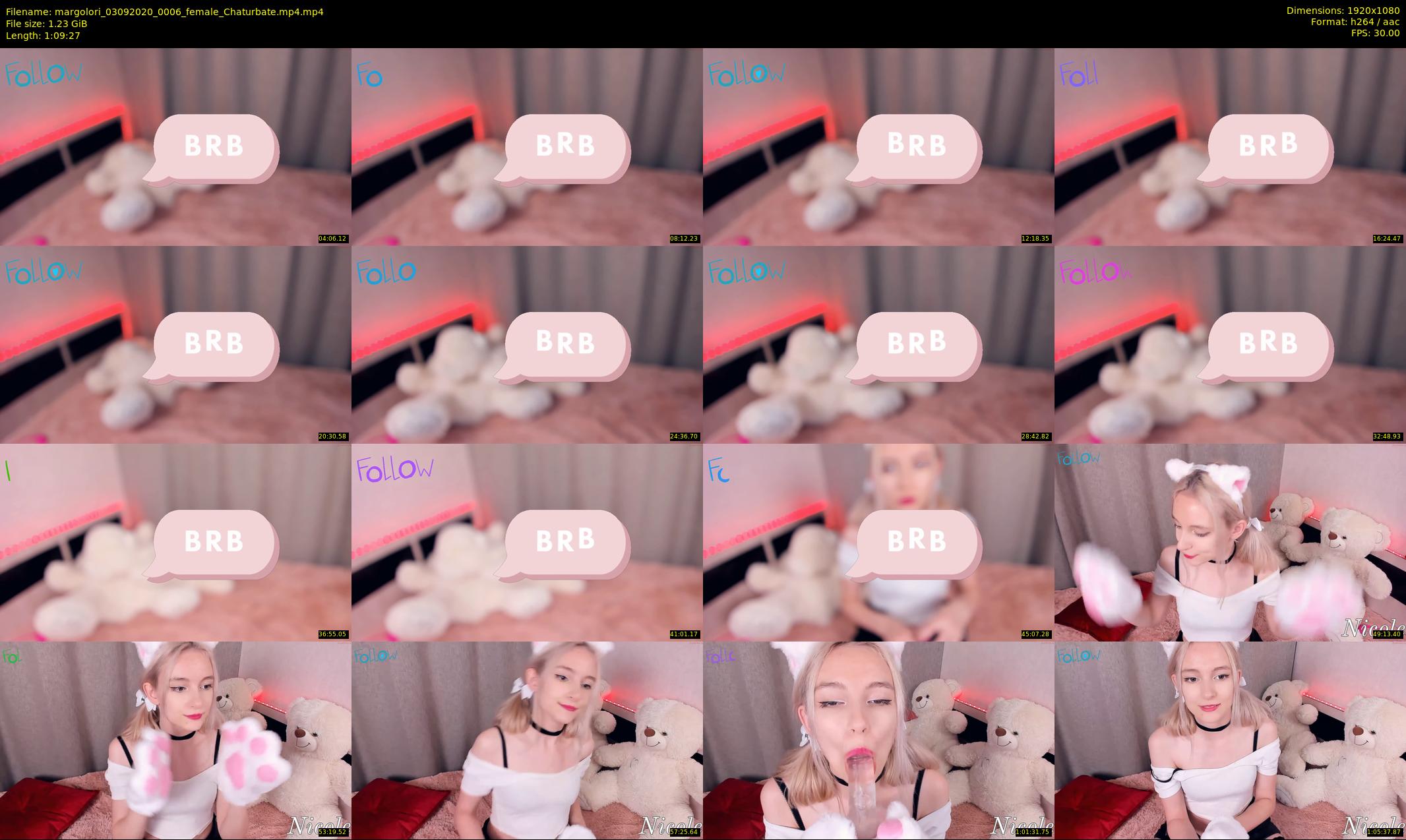 margolori — 70 minute Chaturbate couple cam show recording, 1080p, Sep 3, 2020