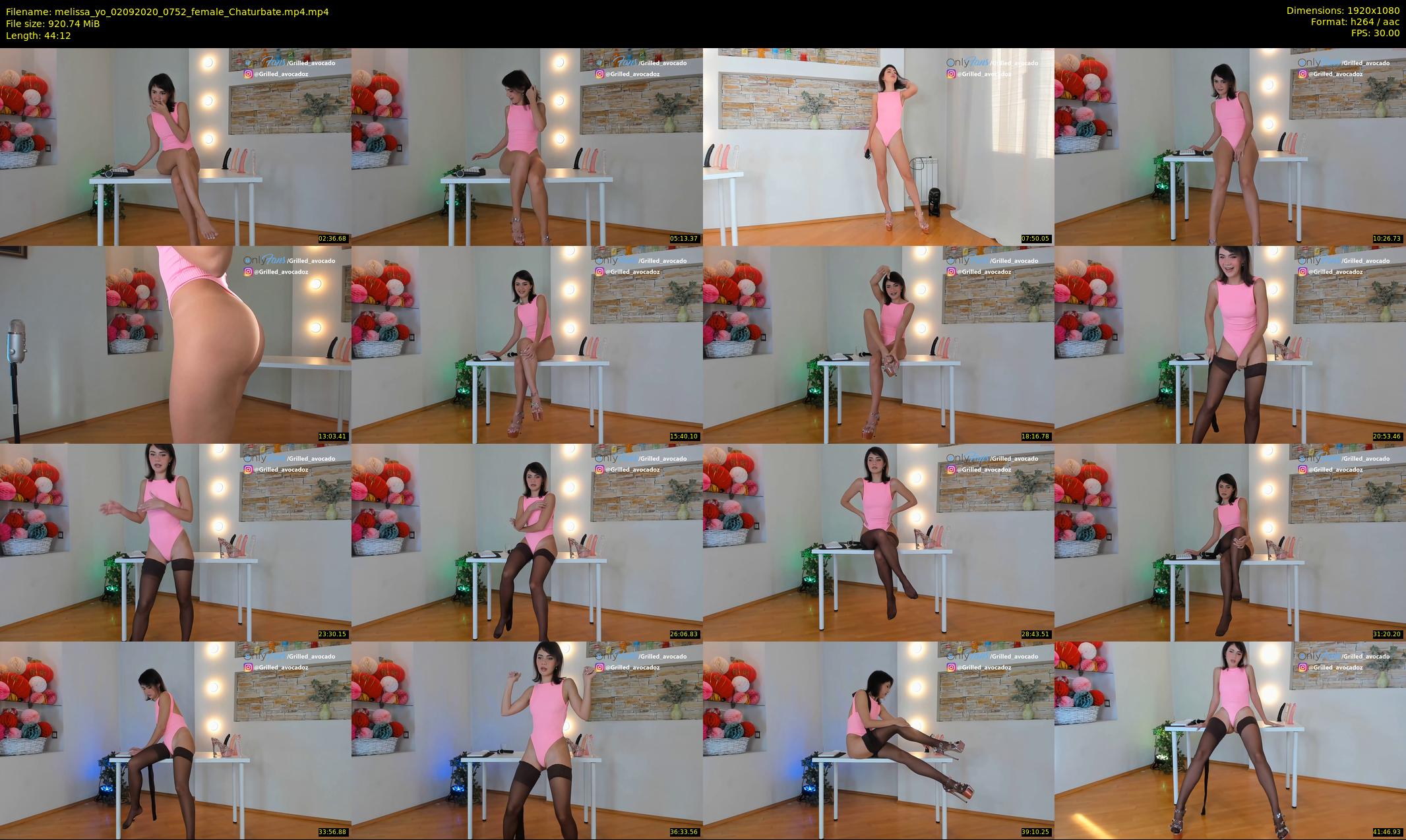 melissa_yo — 45 minute Chaturbate female cam show recording, 1080p, Sep 2, 2020