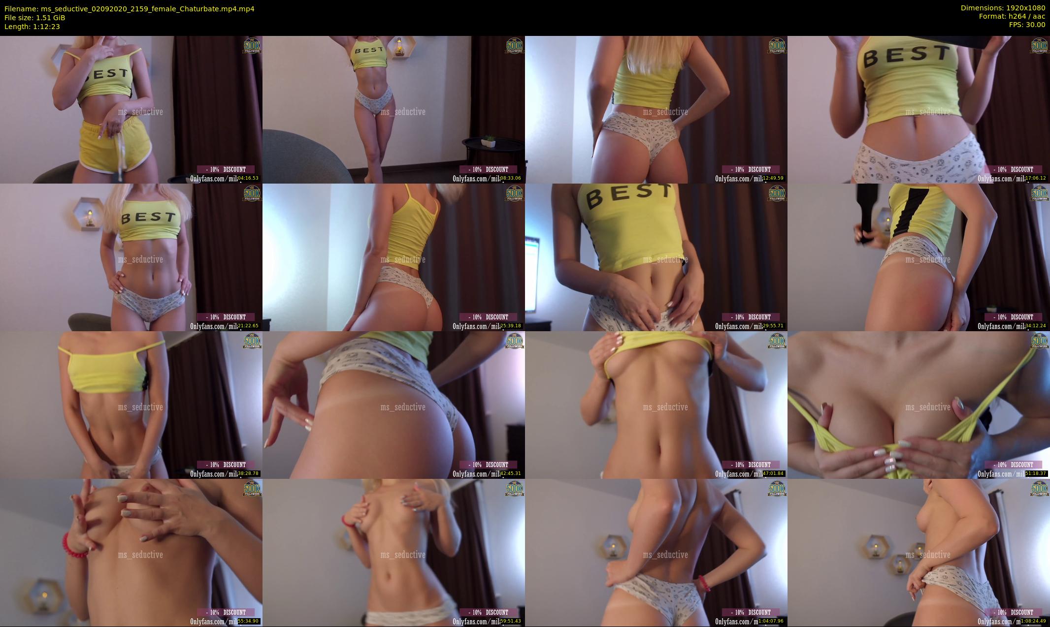 ms_seductive — 73 minute Chaturbate female cam show recording, 1080p, Sep 2, 2020