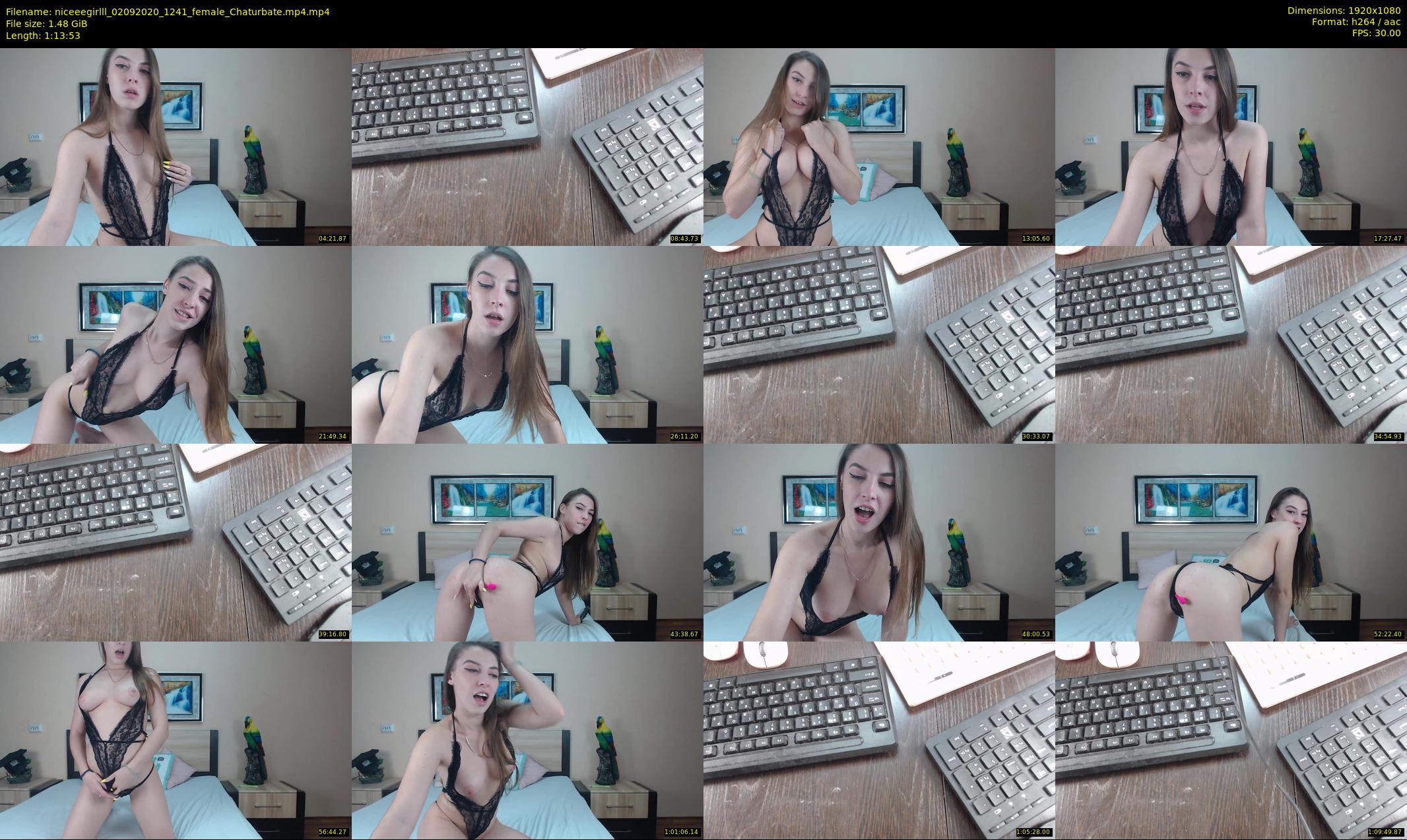 niceeegirlll — 74 minute Chaturbate couple cam show recording, 1080p, Sep 2, 2020
