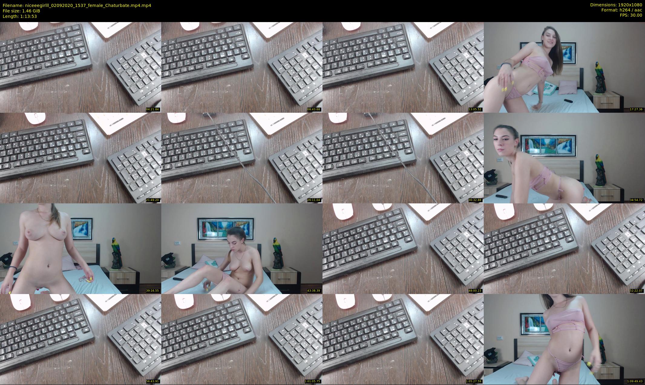 niceeegirlll — 74 minute Chaturbate couple cam show recording, 1080p, Sep 2, 2020