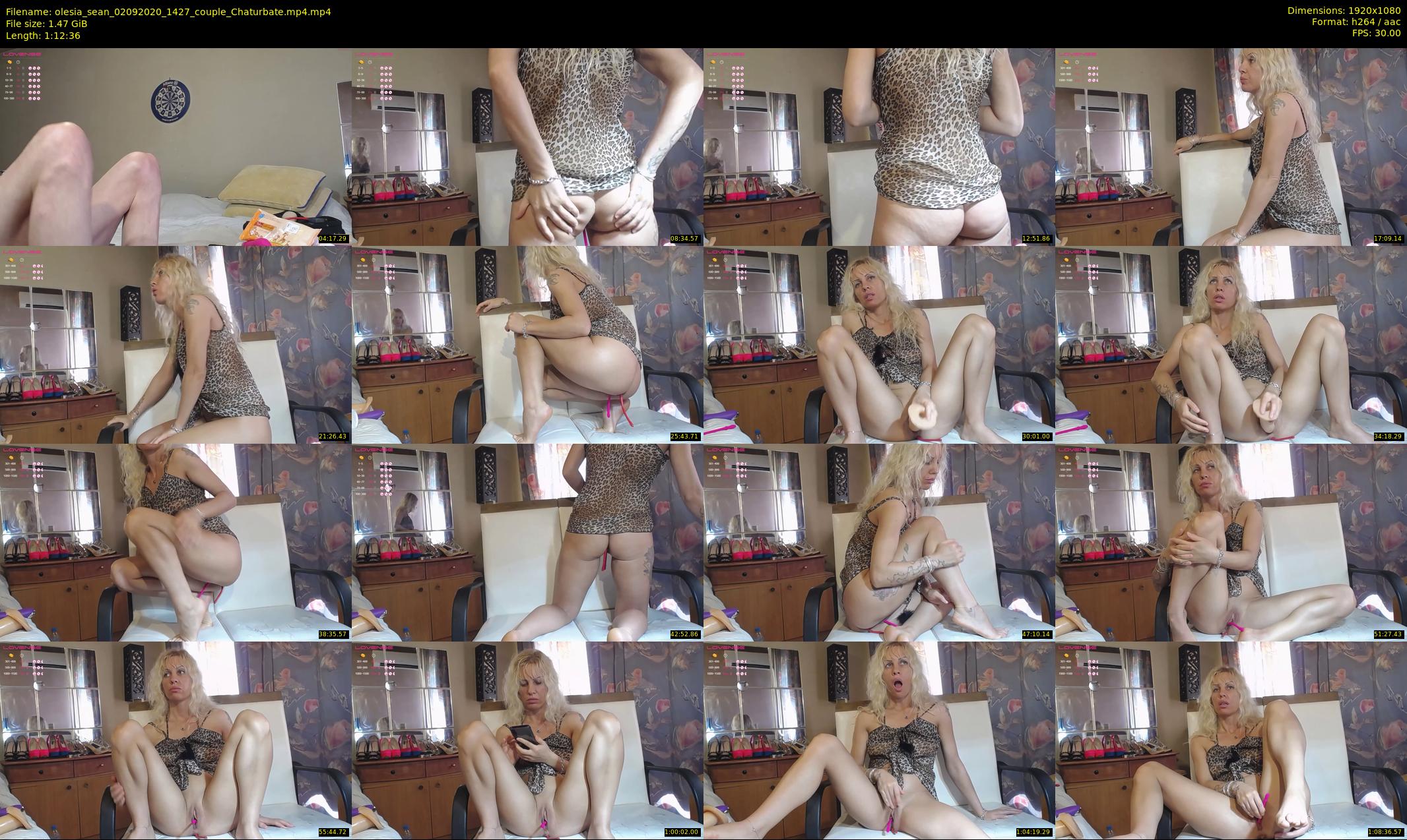 olesia_sean — 73 minute Chaturbate couple cam show recording, 1080p, Sep 2, 2020