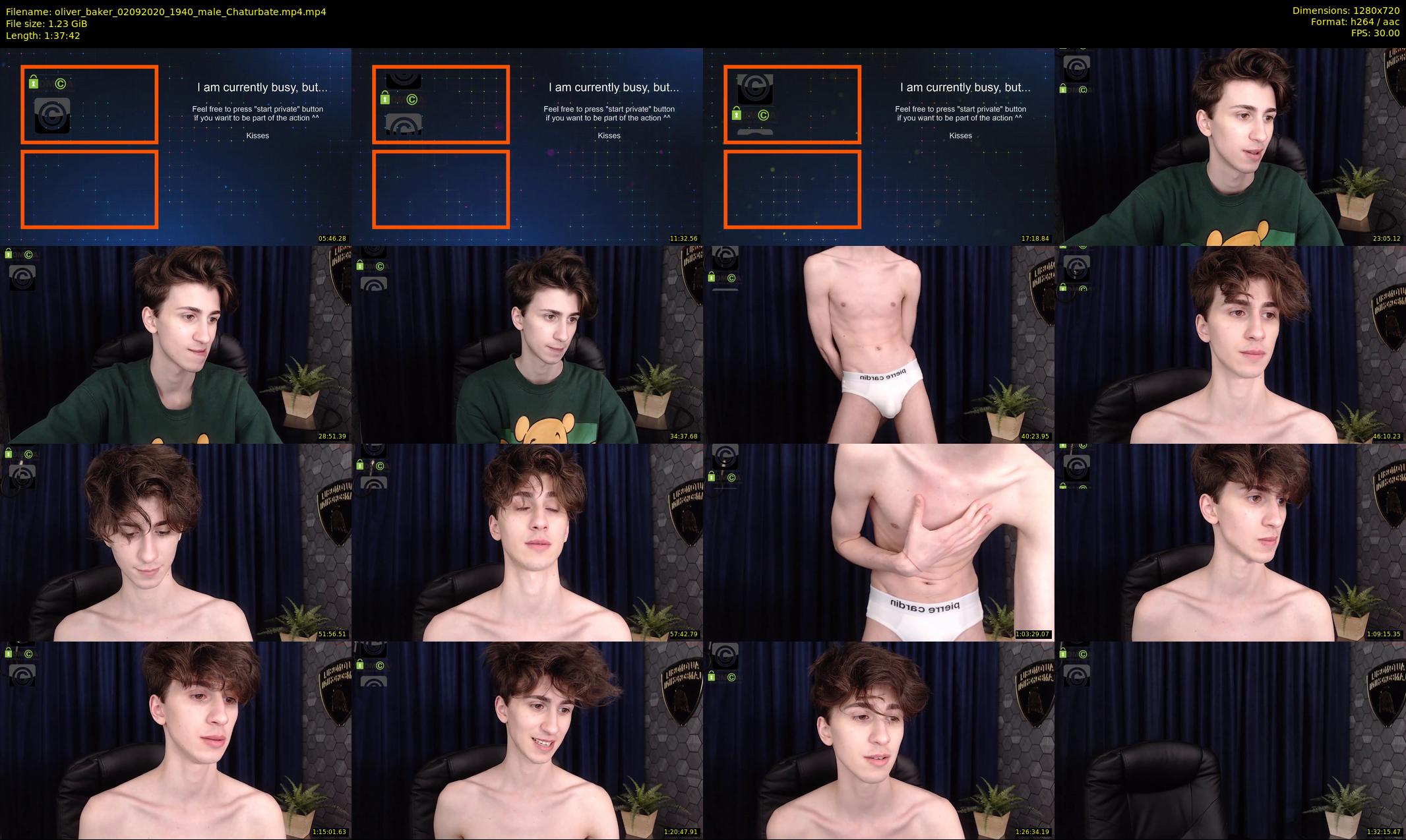 oliver_baker — 98 minute Chaturbate male cam show recording, 720p, Sep 2, 2020