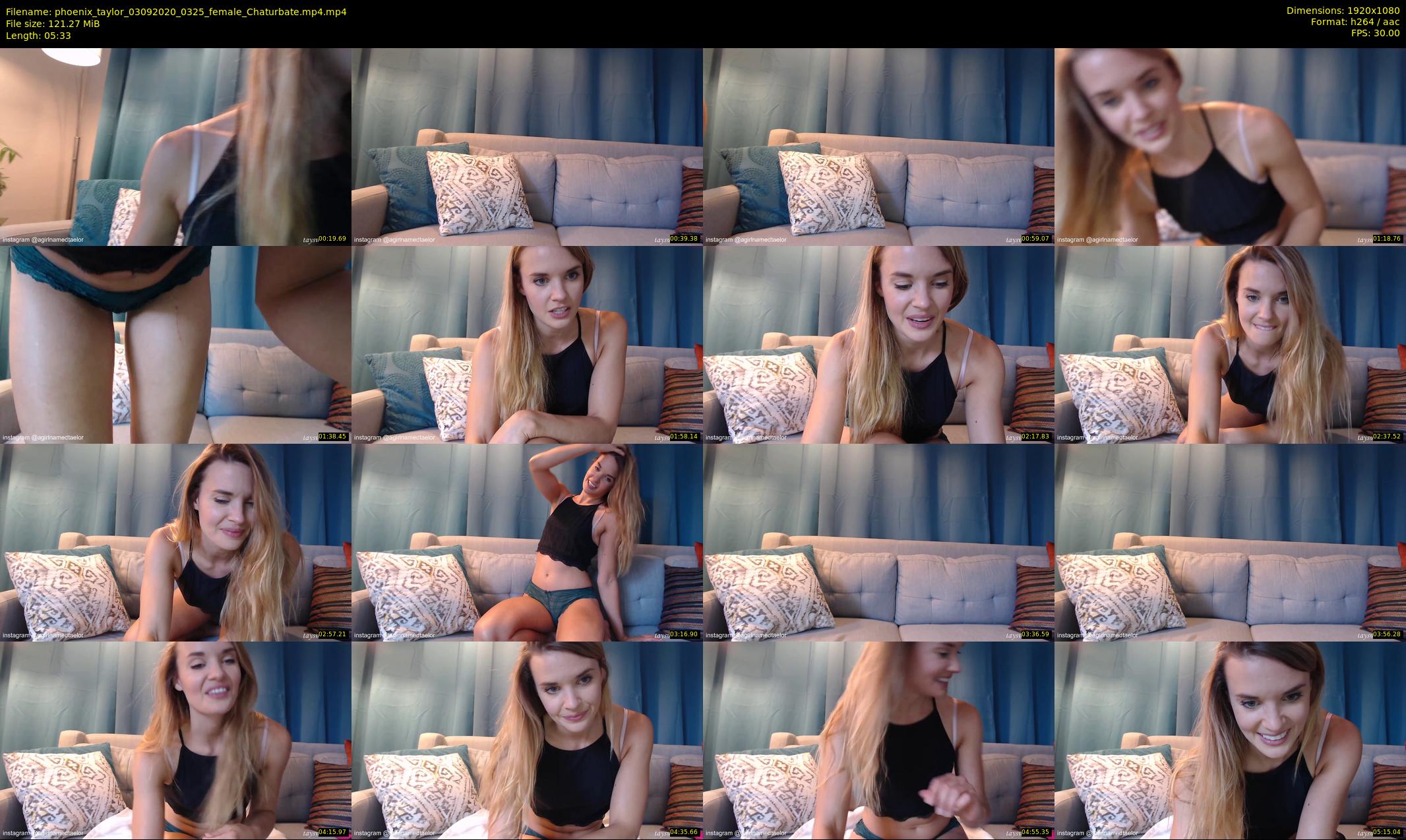 phoenix_taylor — 6 minute Chaturbate female cam show recording, 1080p, Sep 3, 2020