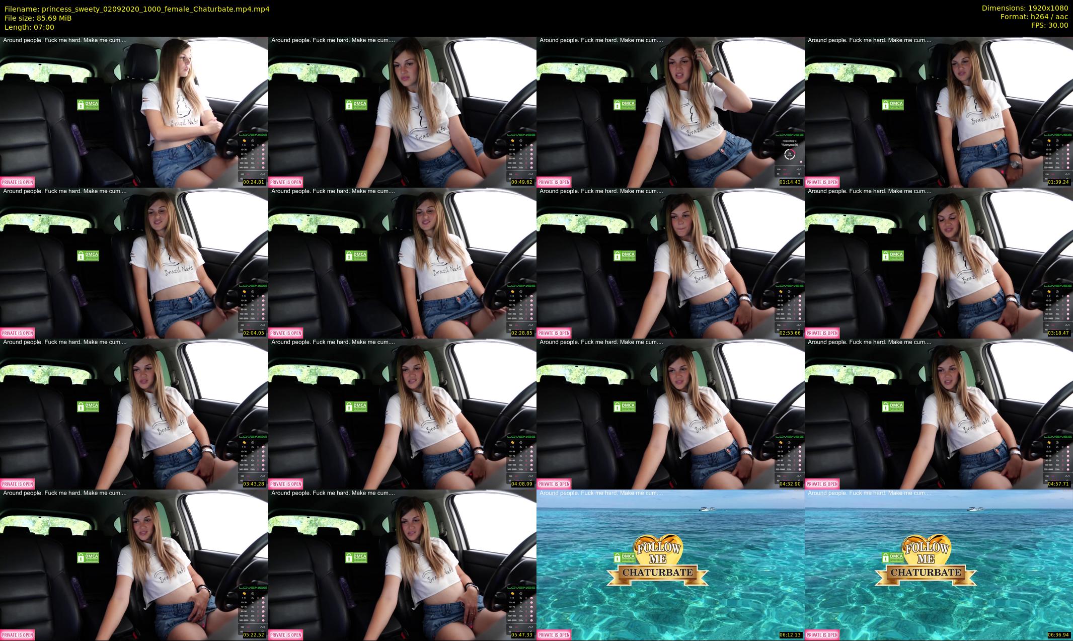 princess_sweety — 7 minute Chaturbate couple cam show recording, 1080p, Sep 2, 2020