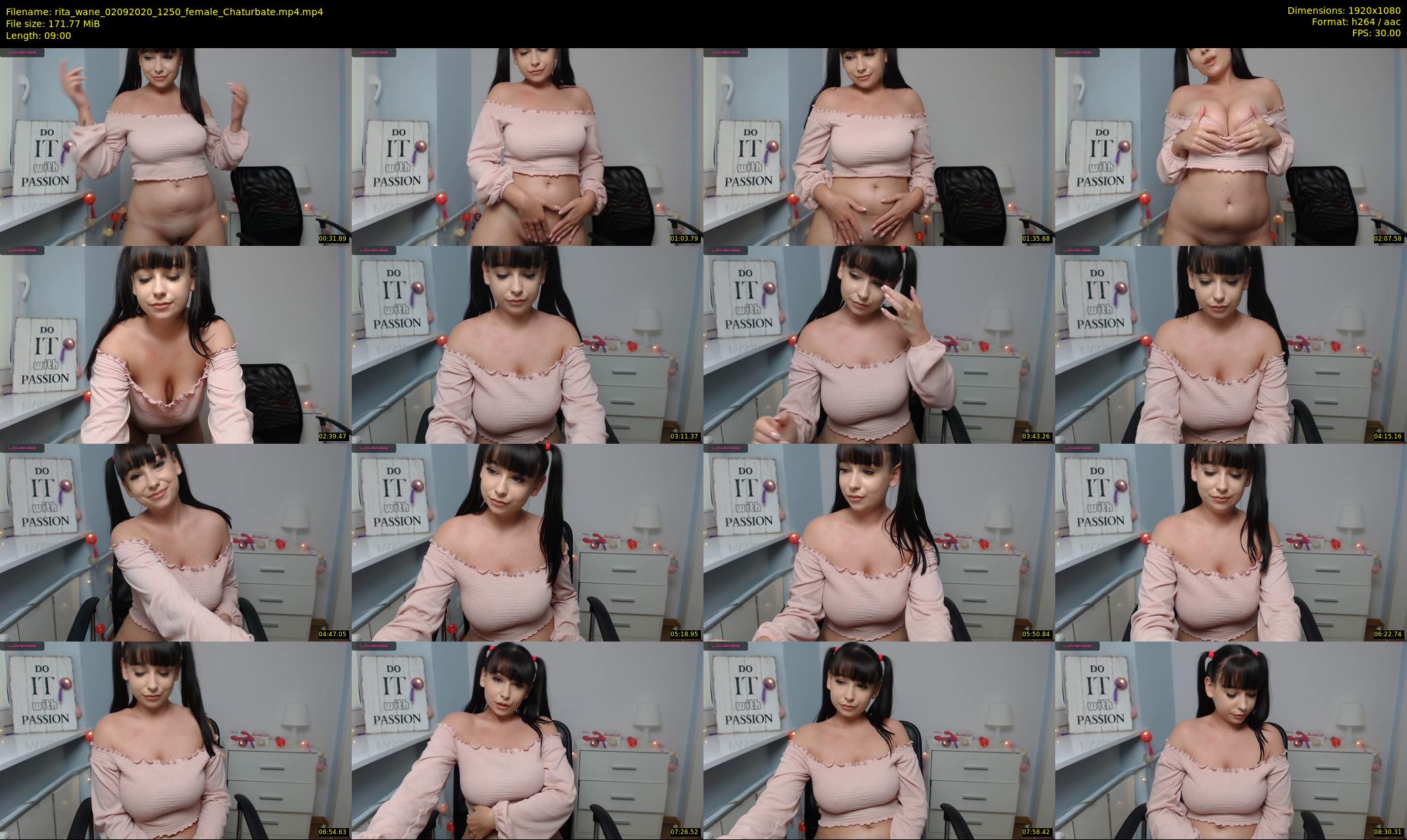 rita_wane — 9 minute Chaturbate female cam show recording, 1080p, Sep 2, 2020