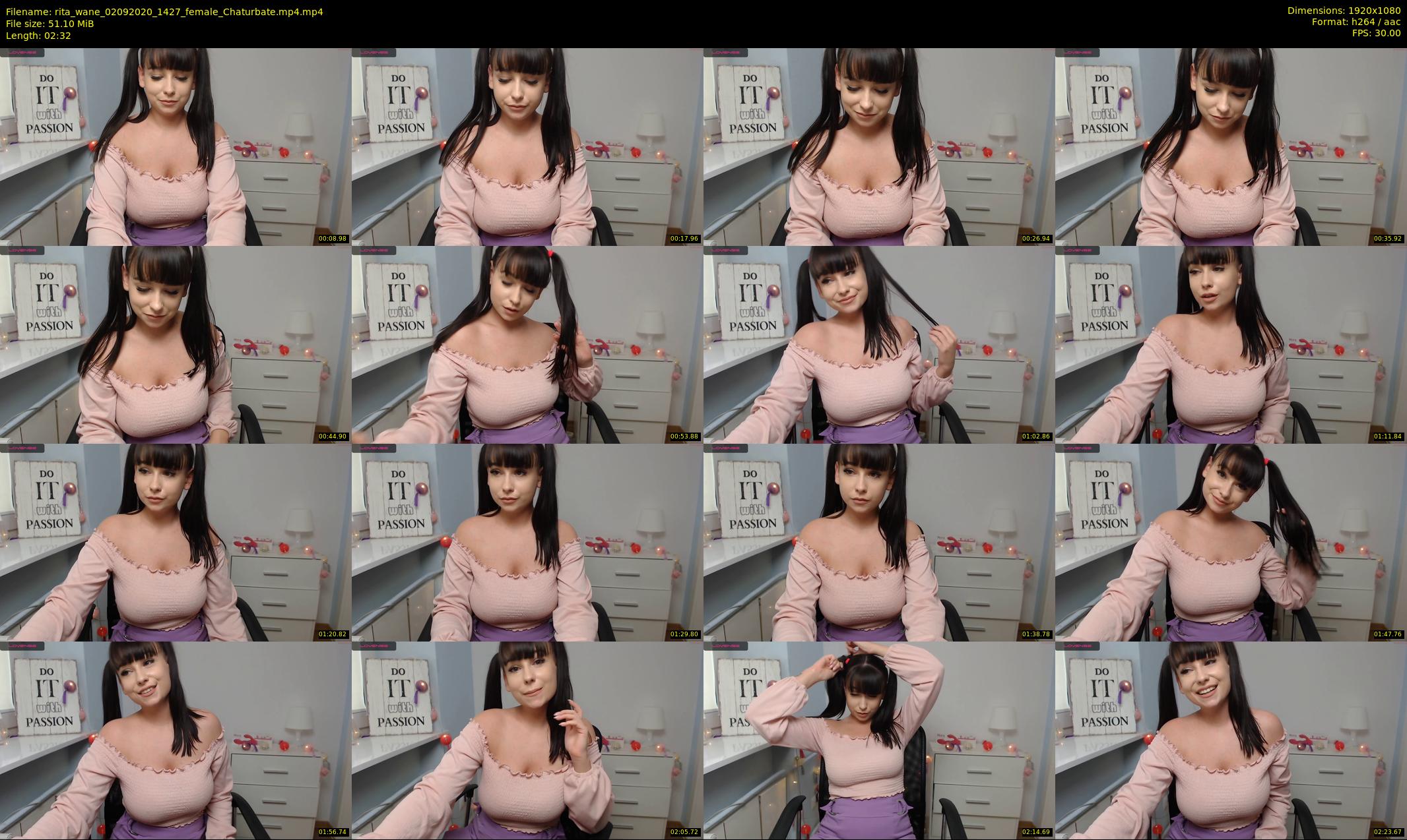 rita_wane — 3 minute Chaturbate female cam show recording, 1080p, Sep 2, 2020