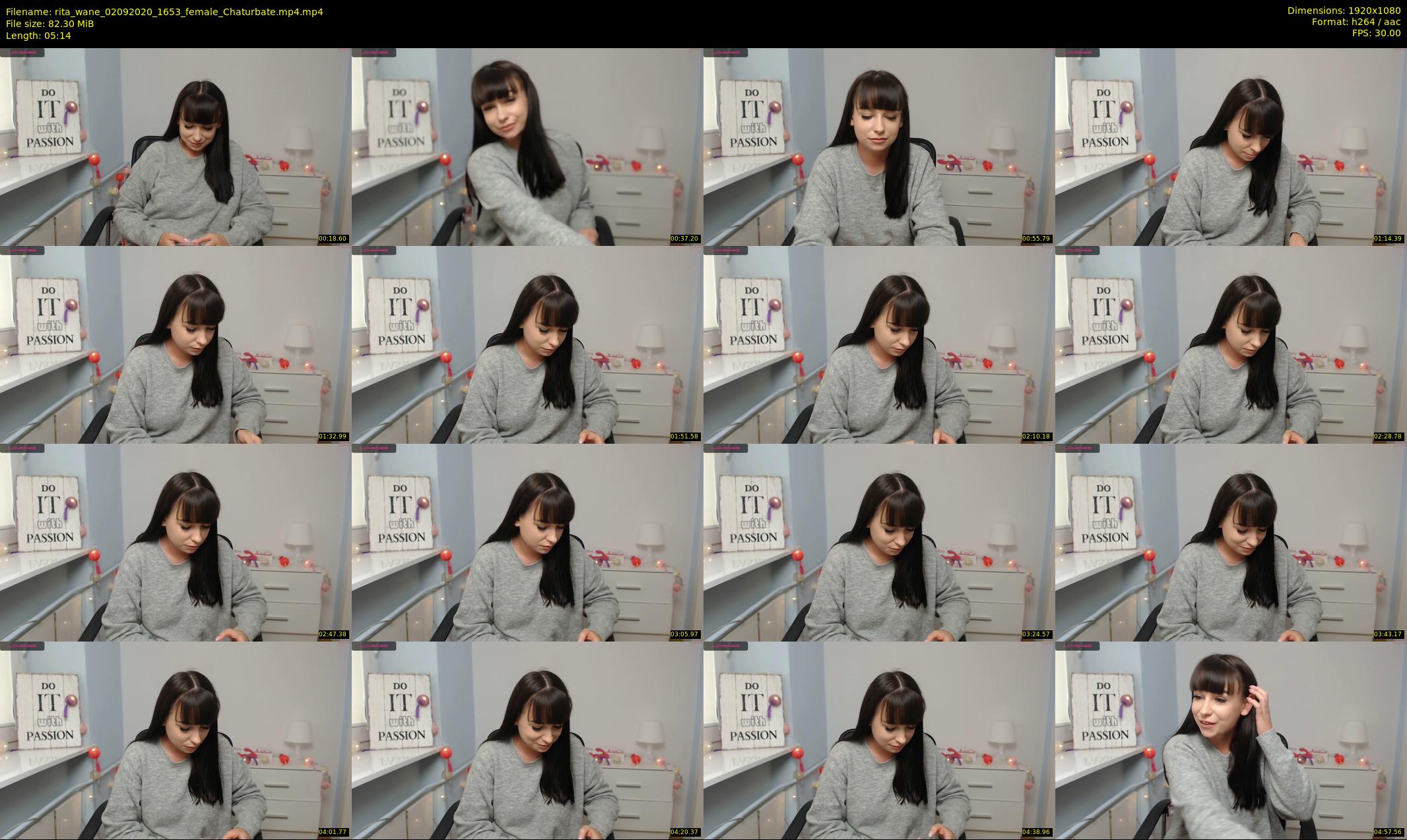 rita_wane — 6 minute Chaturbate female cam show recording, 1080p, Sep 2, 2020