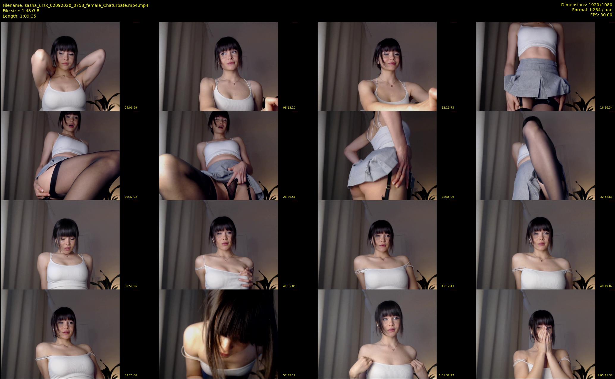 sasha_ursx — 70 minute Chaturbate female cam show recording, 1080p, Sep 2, 2020