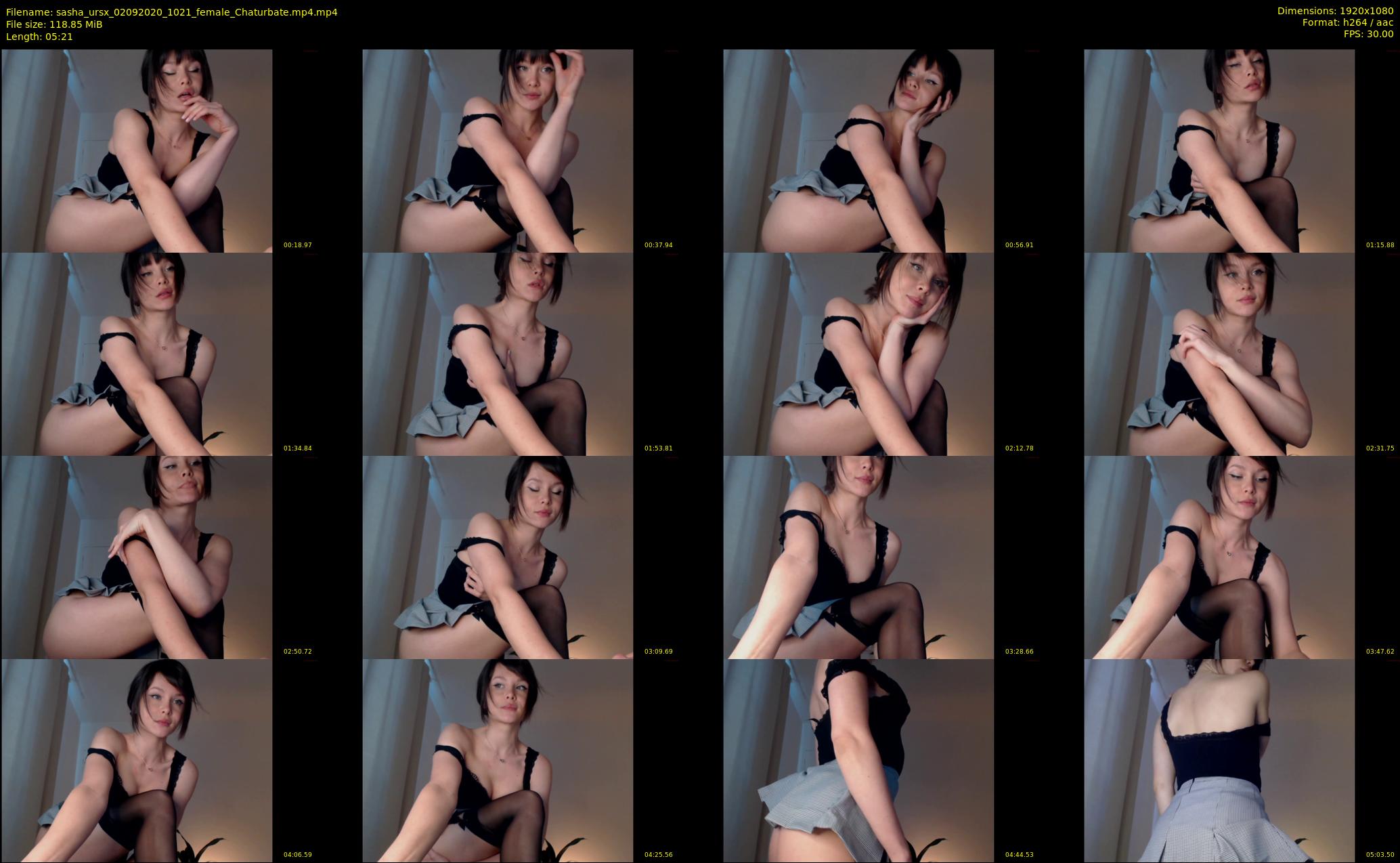 sasha_ursx — 6 minute Chaturbate female cam show recording, 1080p, Sep 2, 2020