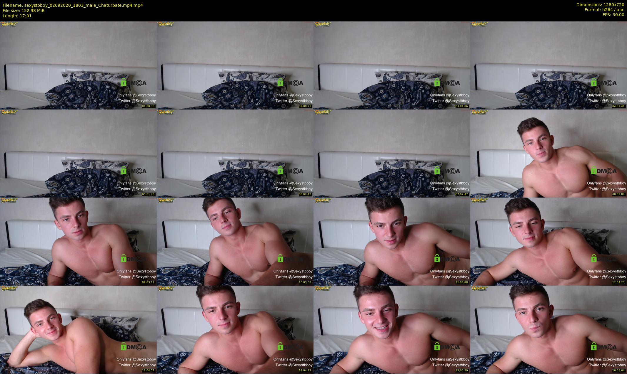 sexystbboy — 18 minute Chaturbate male cam show recording, 720p, Sep 2, 2020