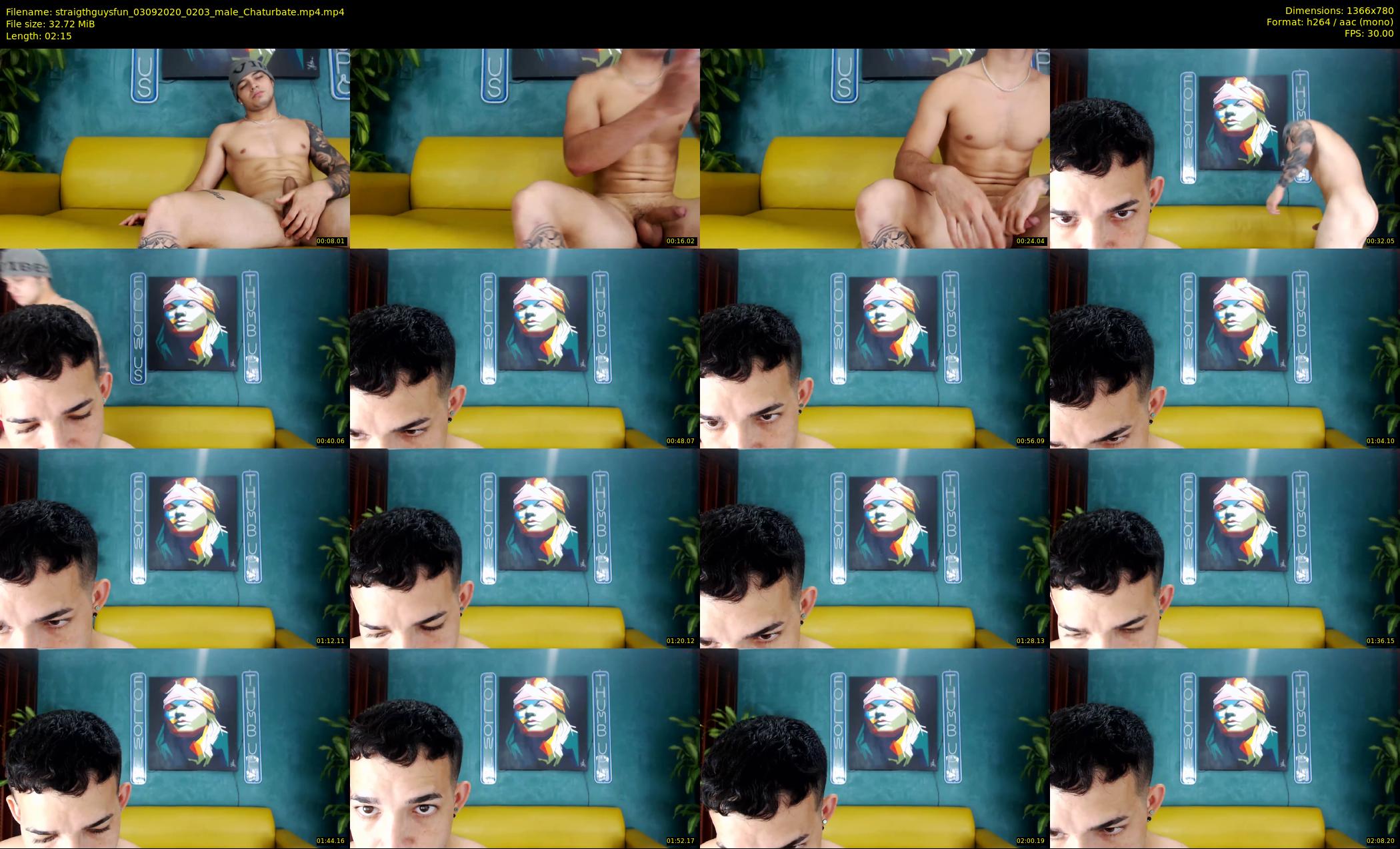 straigthguysfun — 3 minute Chaturbate male cam show recording, 720p, Sep 3, 2020