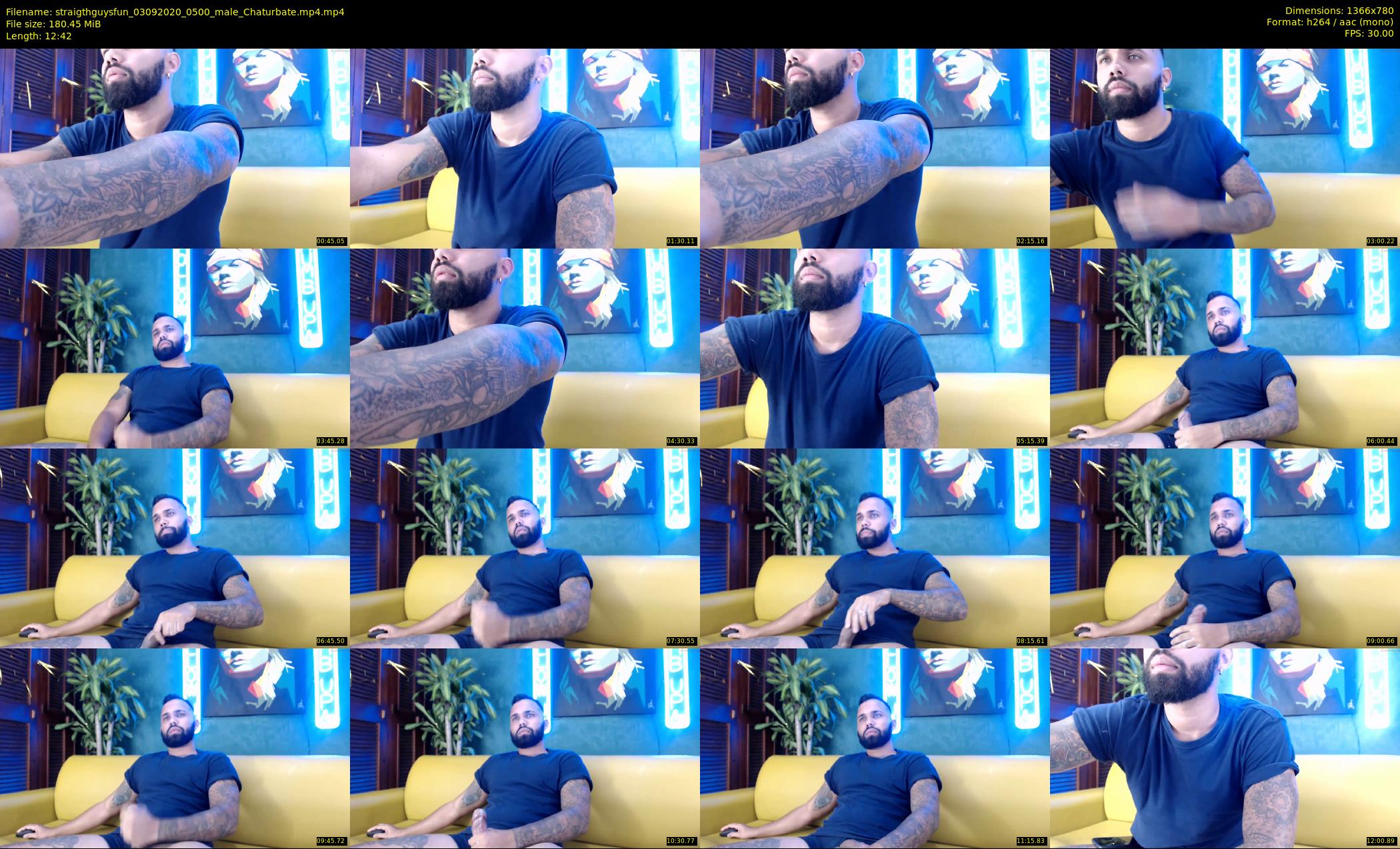 straigthguysfun — 13 minute Chaturbate male cam show recording, 720p, Sep 3, 2020