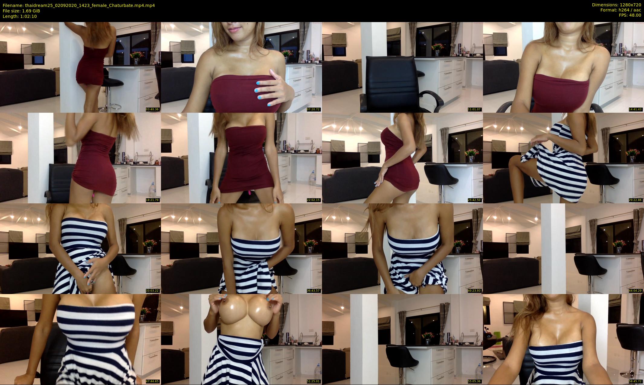 thaidream25 — 63 minute Chaturbate female cam show recording, 720p, Sep 2, 2020