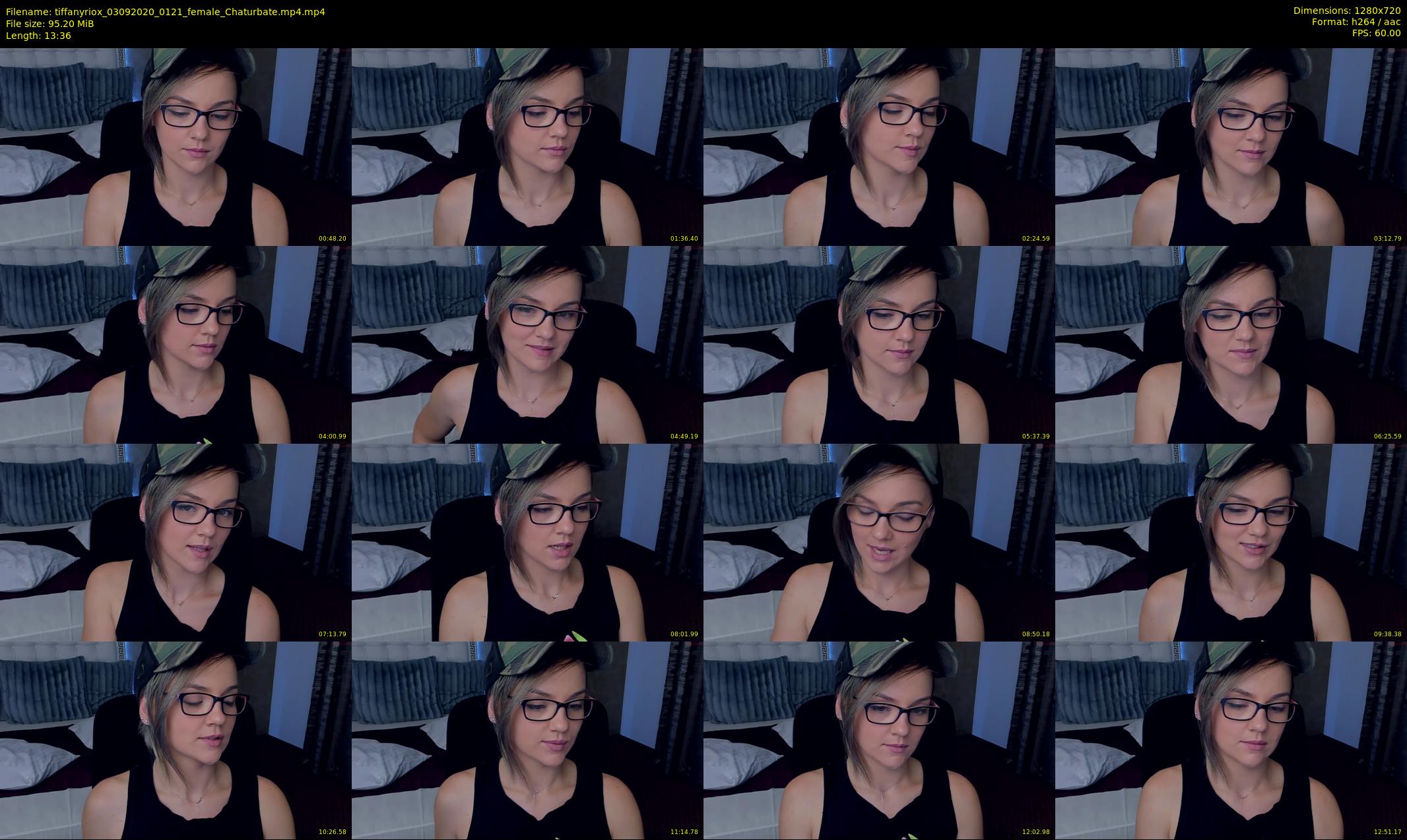 tiffanyriox — 14 minute Chaturbate female cam show recording, 720p, Sep 3, 2020