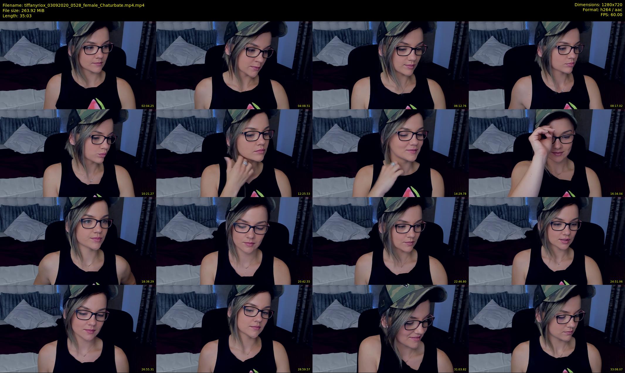 tiffanyriox — 36 minute Chaturbate female cam show recording, 720p, Sep 3, 2020