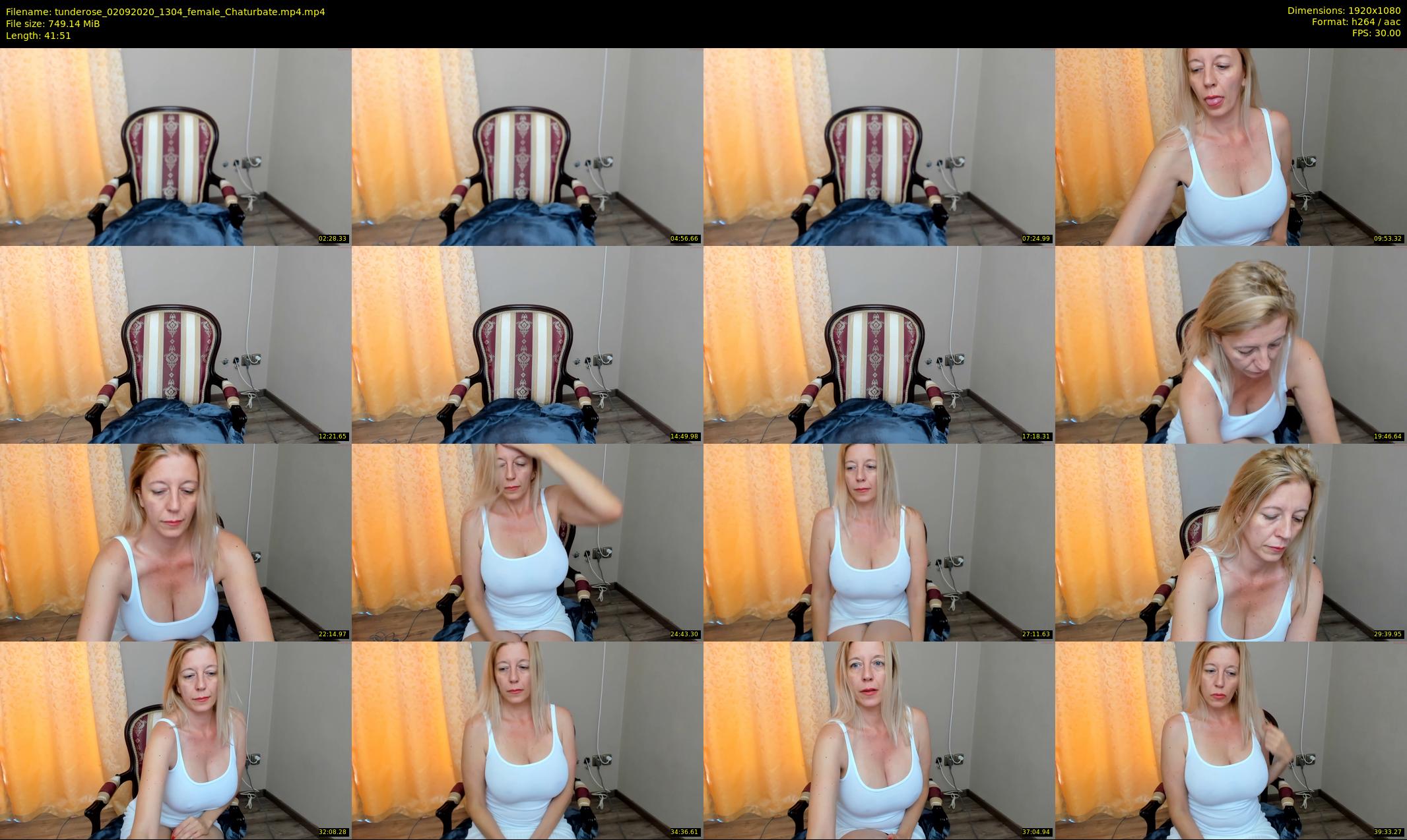 tunderose — 42 minute Chaturbate female cam show recording, 1080p, Sep 2, 2020