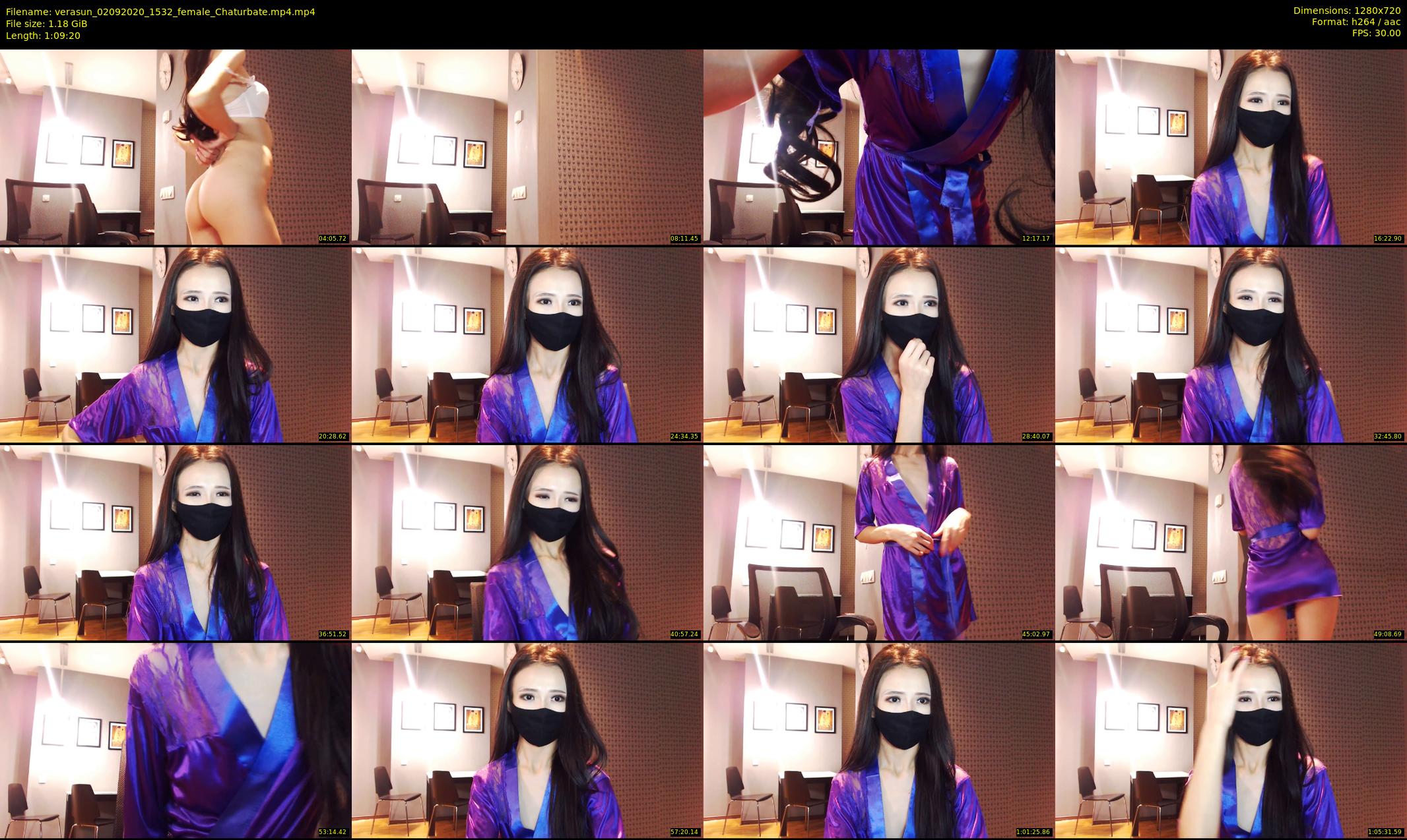 verasun — 70 minute Chaturbate female cam show recording, 720p, Sep 2, 2020