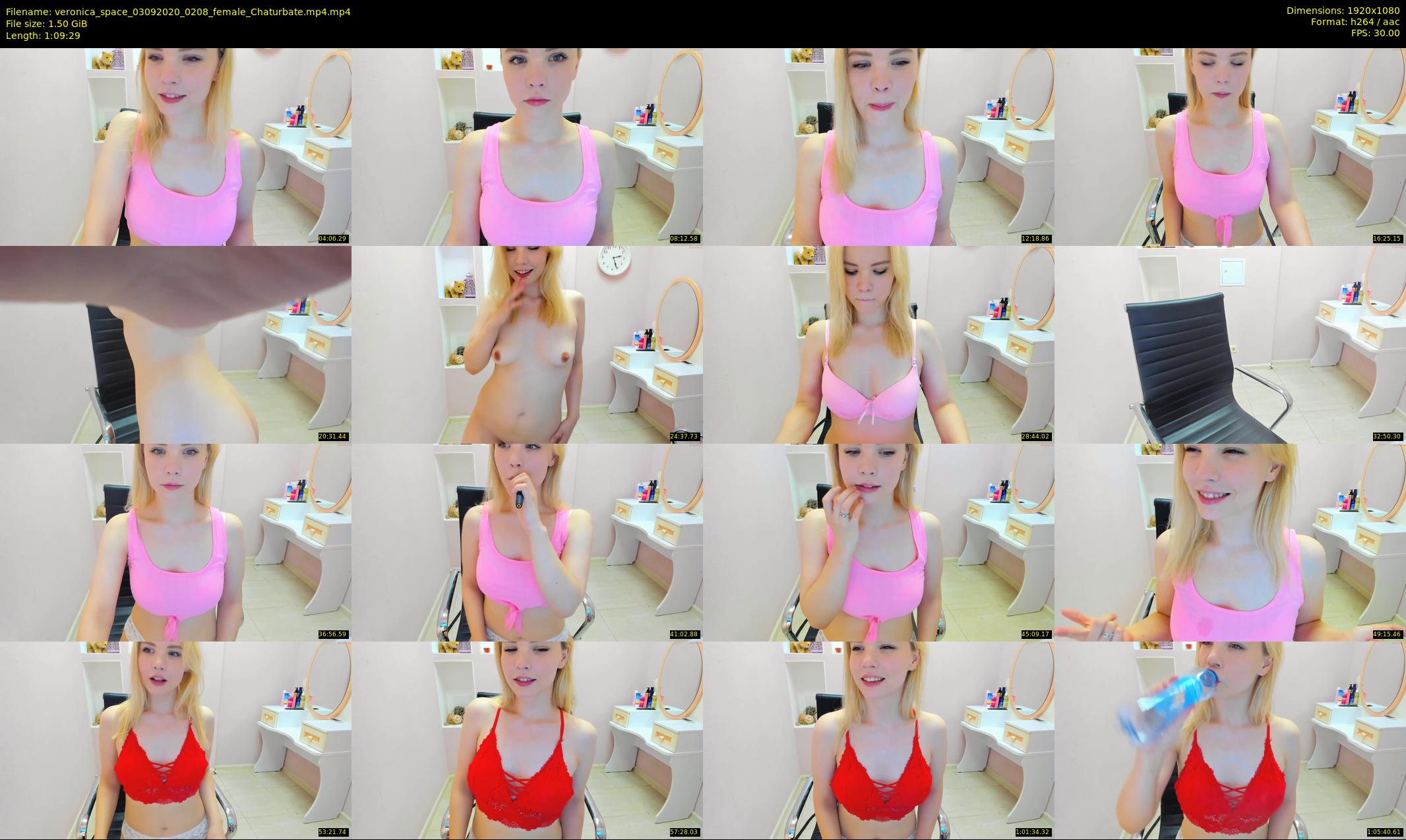 veronica_space — 70 minute Chaturbate female cam show recording, 1080p, Sep 3, 2020