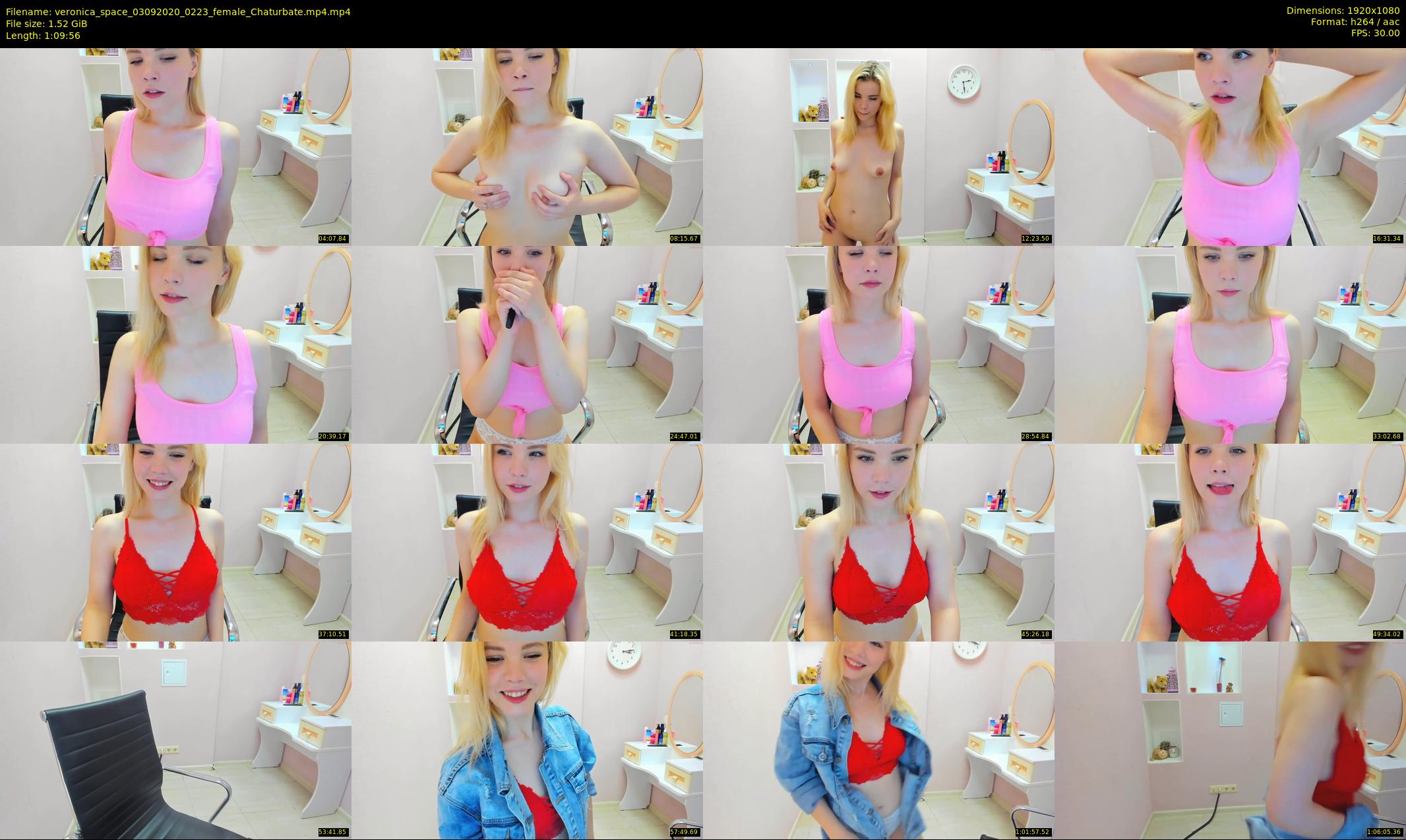 veronica_space — 70 minute Chaturbate female cam show recording, 1080p, Sep 3, 2020
