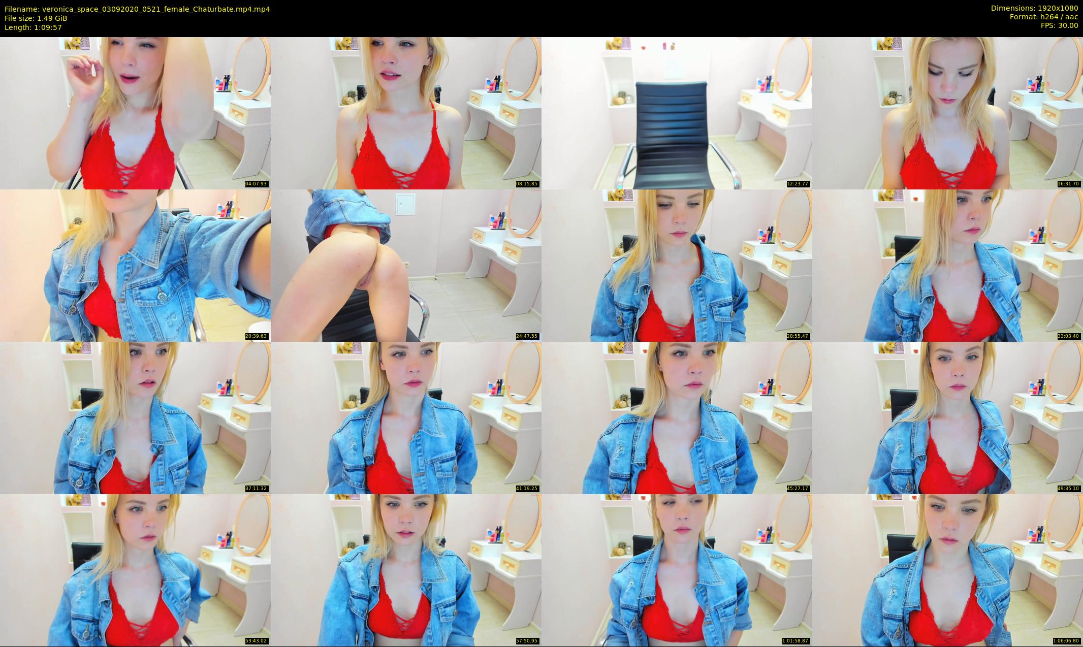 veronica_space — 70 minute Chaturbate female cam show recording, 1080p, Sep 3, 2020