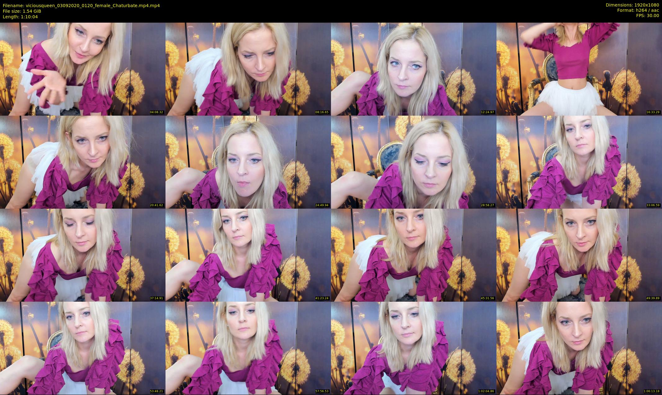 viciousqueen — 71 minute Chaturbate female cam show recording, 1080p, Sep 3, 2020