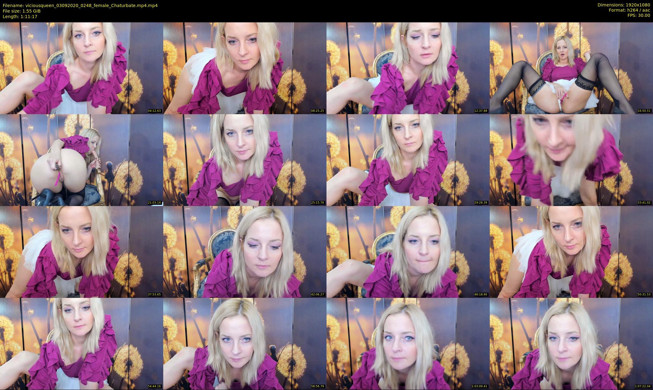 viciousqueen — 72 minute Chaturbate female cam show recording, 1080p, Sep 3, 2020