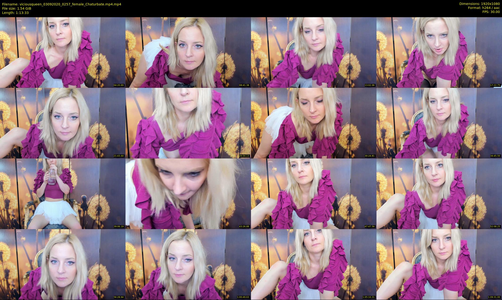 viciousqueen — 74 minute Chaturbate female cam show recording, 1080p, Sep 3, 2020