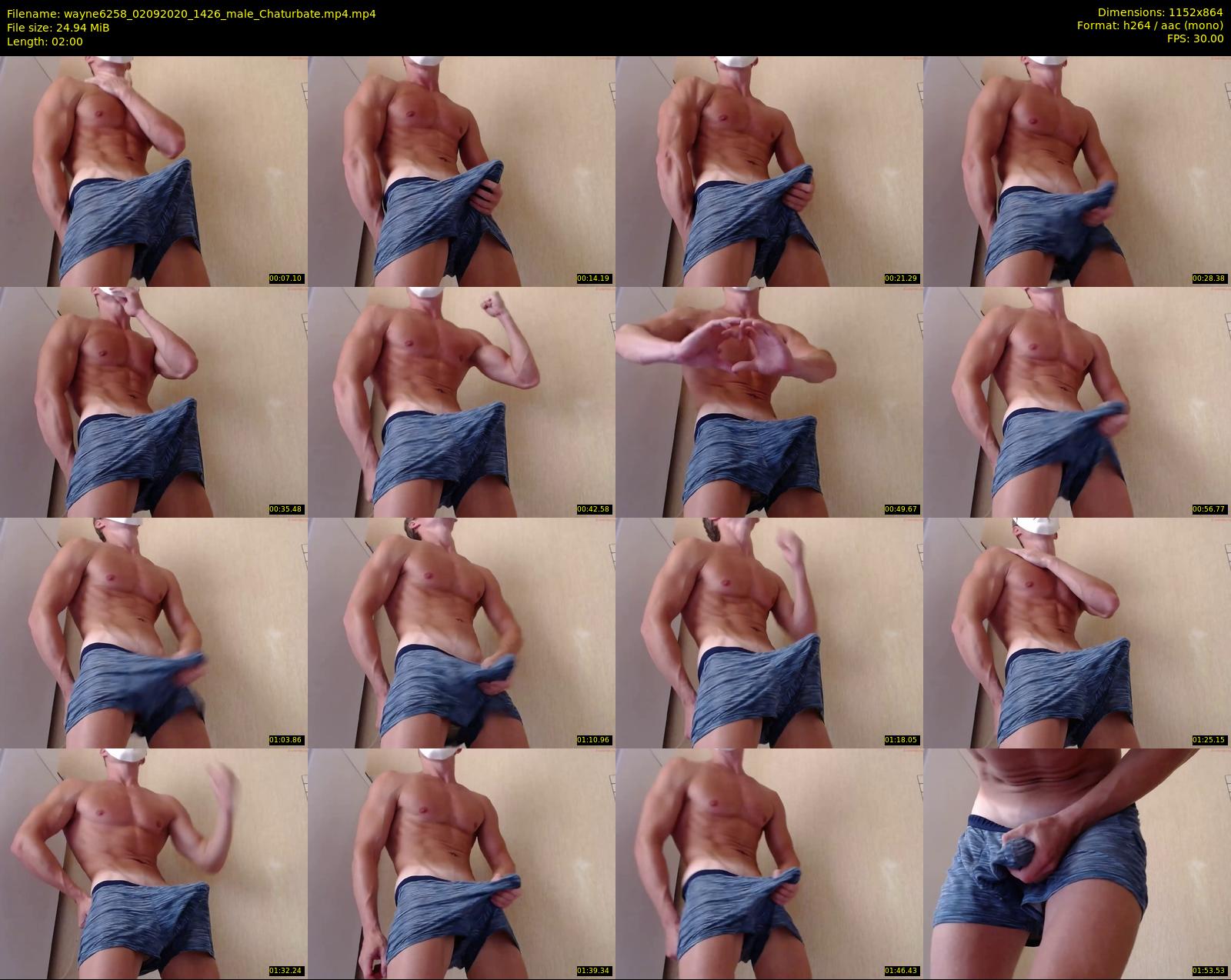 wayne6258 — 2 minute Chaturbate male cam show recording, 720p, Sep 2, 2020