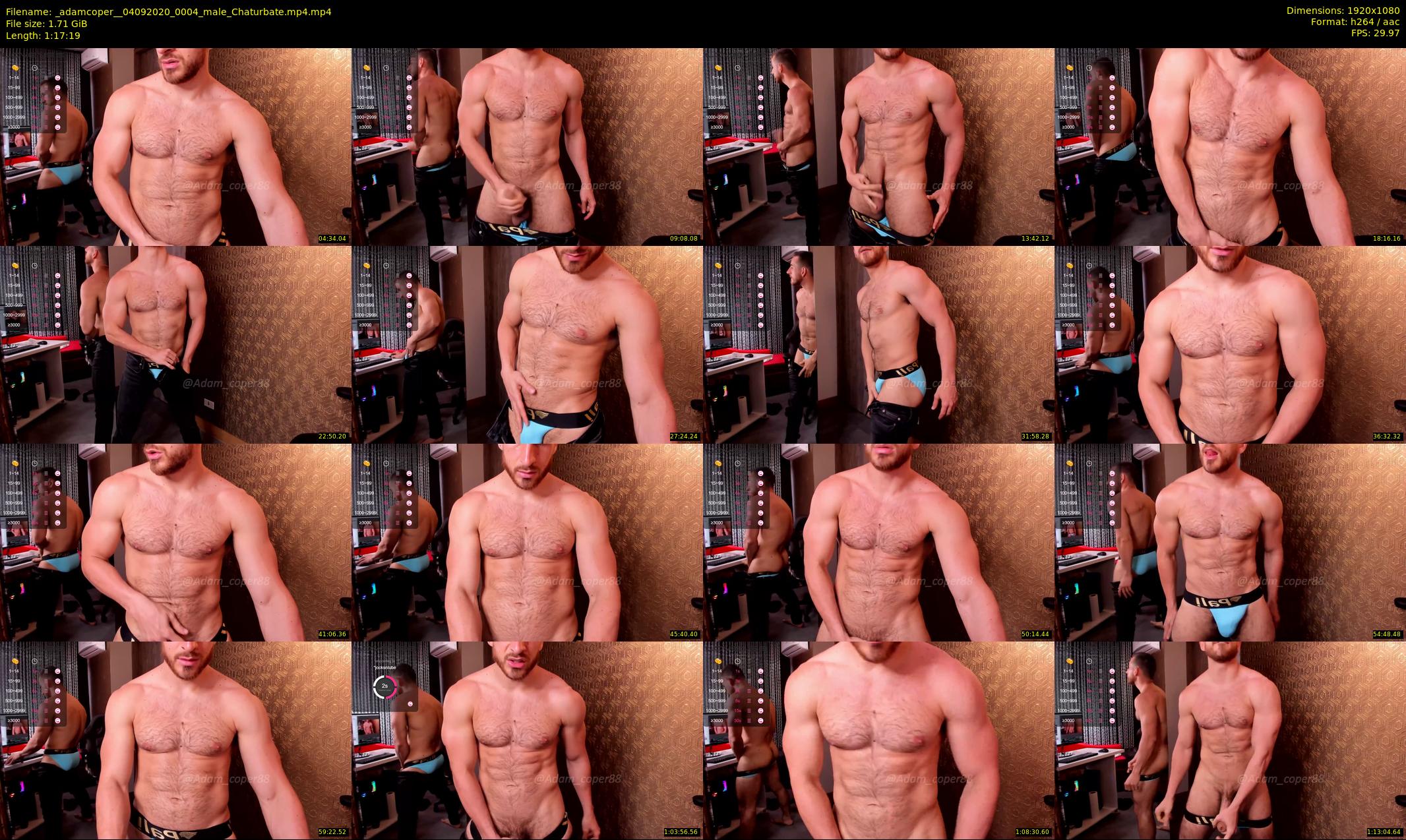 _adamcoper_ — 78 minute Chaturbate male cam show recording, 1080p, Sep 4, 2020