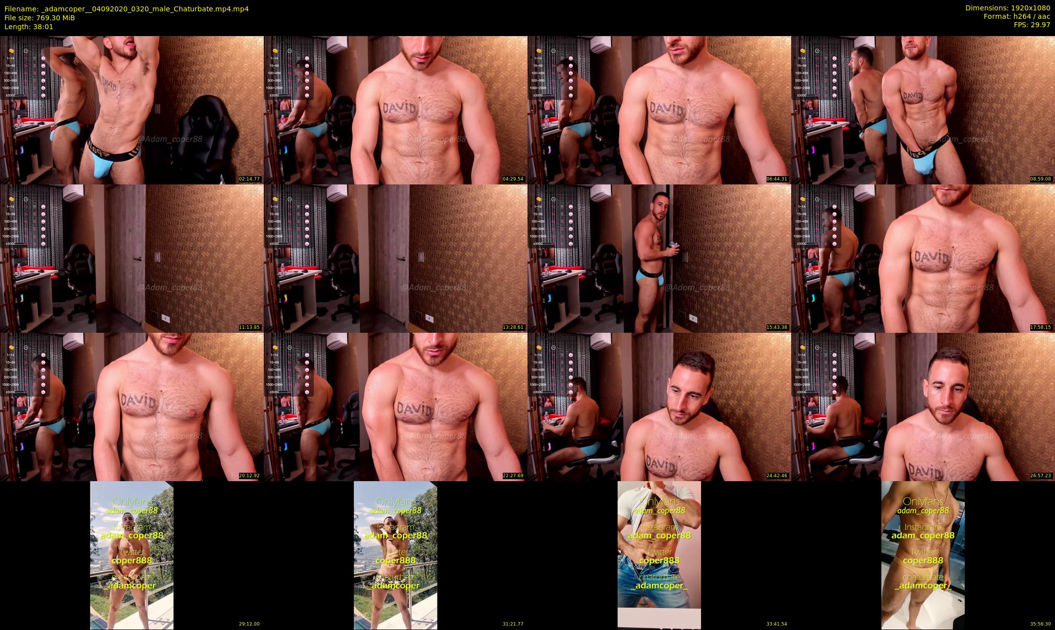 _adamcoper_ — 39 minute Chaturbate male cam show recording, 1080p, Sep 4, 2020