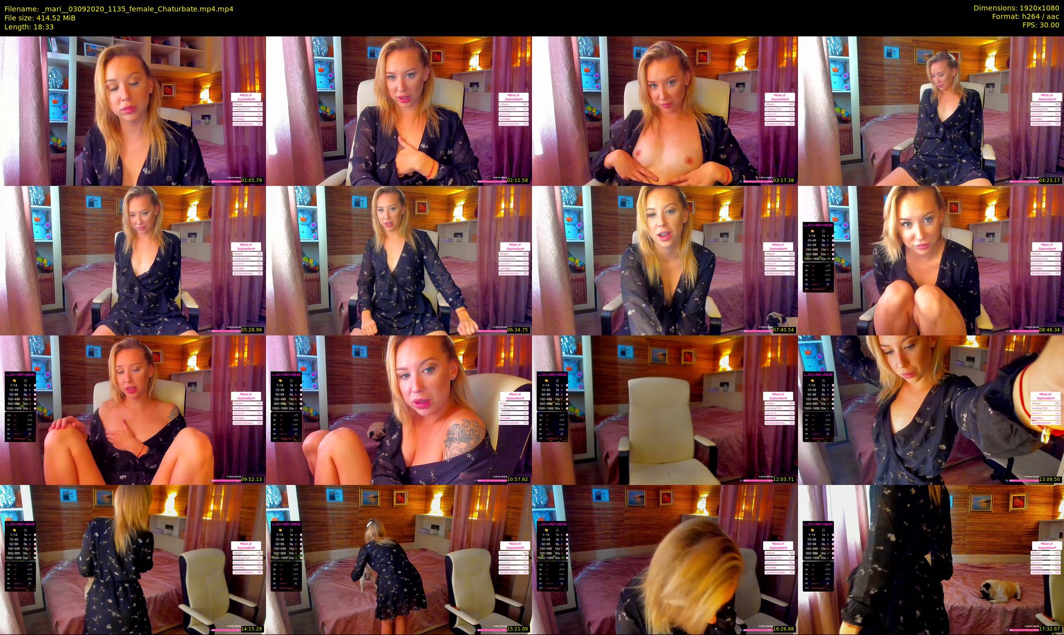 _mari_ — 19 minute Chaturbate female cam show recording, 1080p, Sep 3, 2020