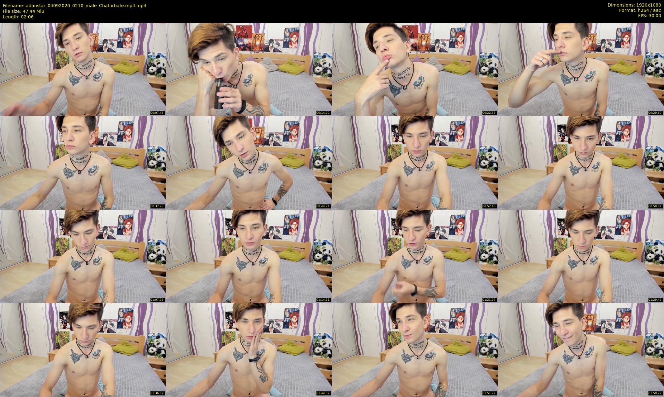 adanstar — 3 minute Chaturbate male cam show recording, 1080p, Sep 4, 2020
