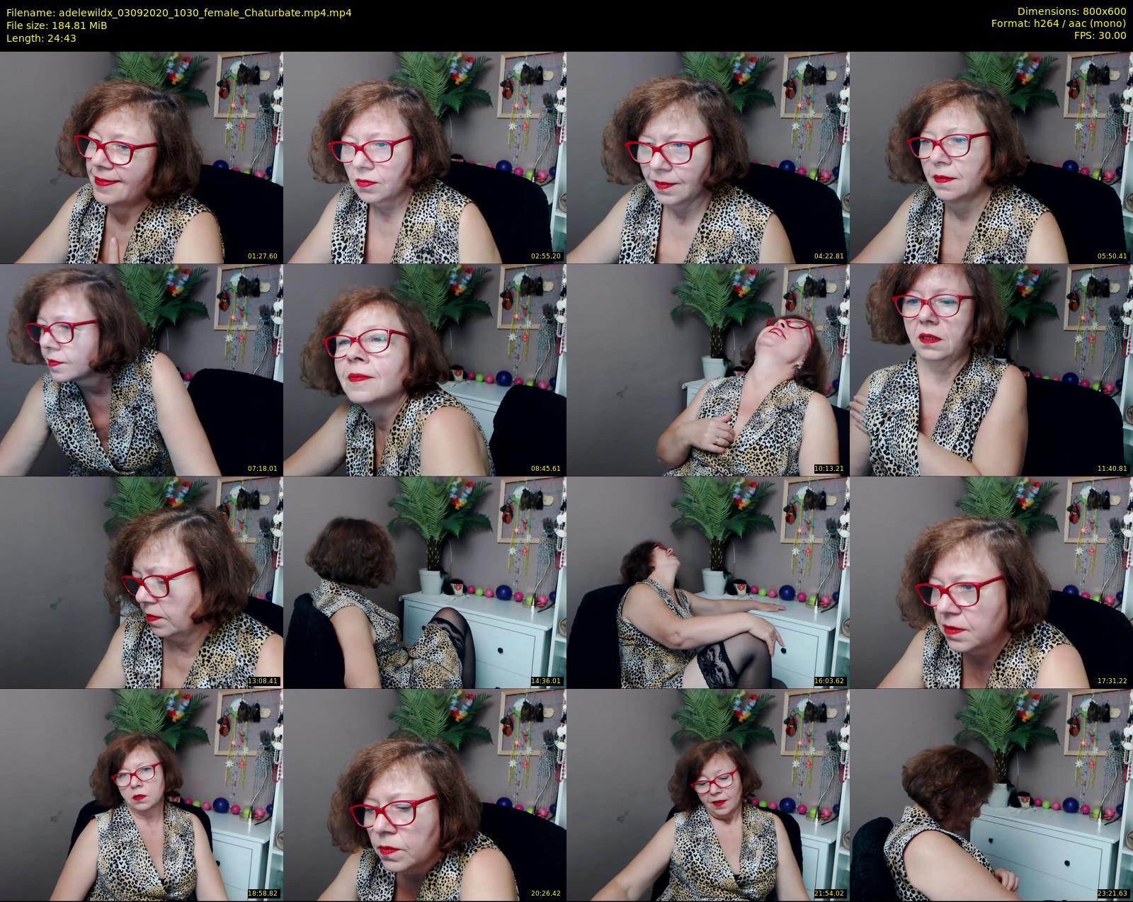 adelewildx — 25 minute Chaturbate female cam show recording, 480p, Sep 3, 2020