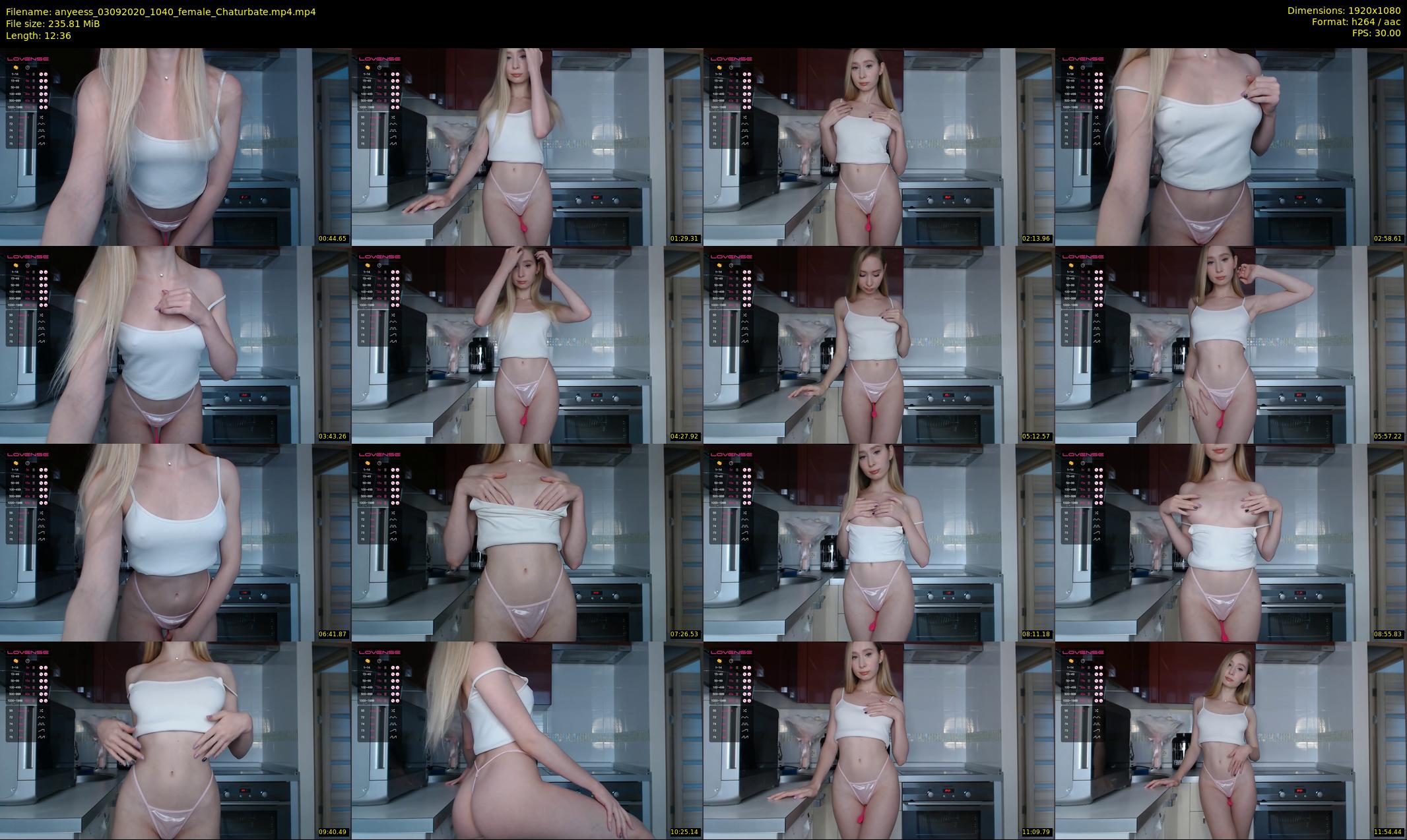 anyeess — 13 minute Chaturbate female cam show recording, 1080p, Sep 3, 2020