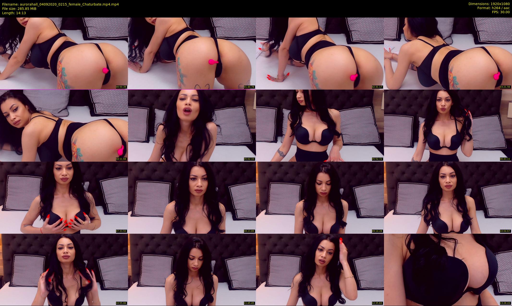 aurorahall — 15 minute Chaturbate female cam show recording, 1080p, Sep 4, 2020