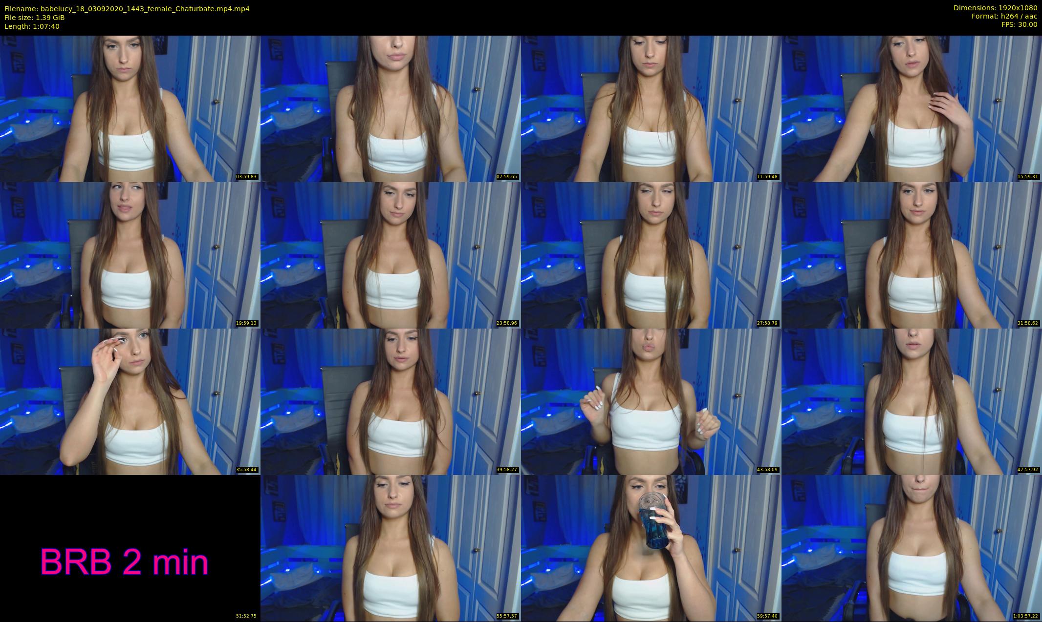 babelucy_18 — 68 minute Chaturbate female cam show recording, 1080p, Sep 3, 2020