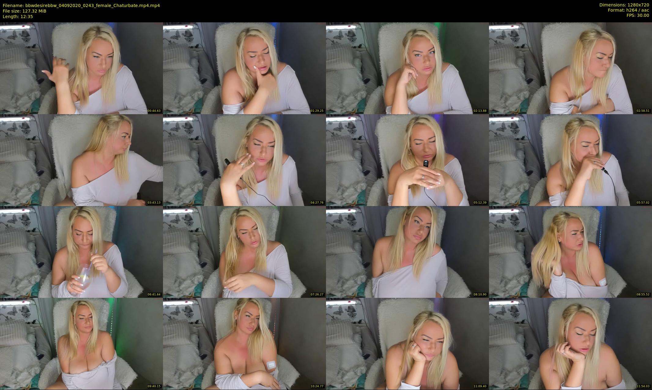 bbwdesirebbw — 13 minute Chaturbate female cam show recording, 720p, Sep 4, 2020