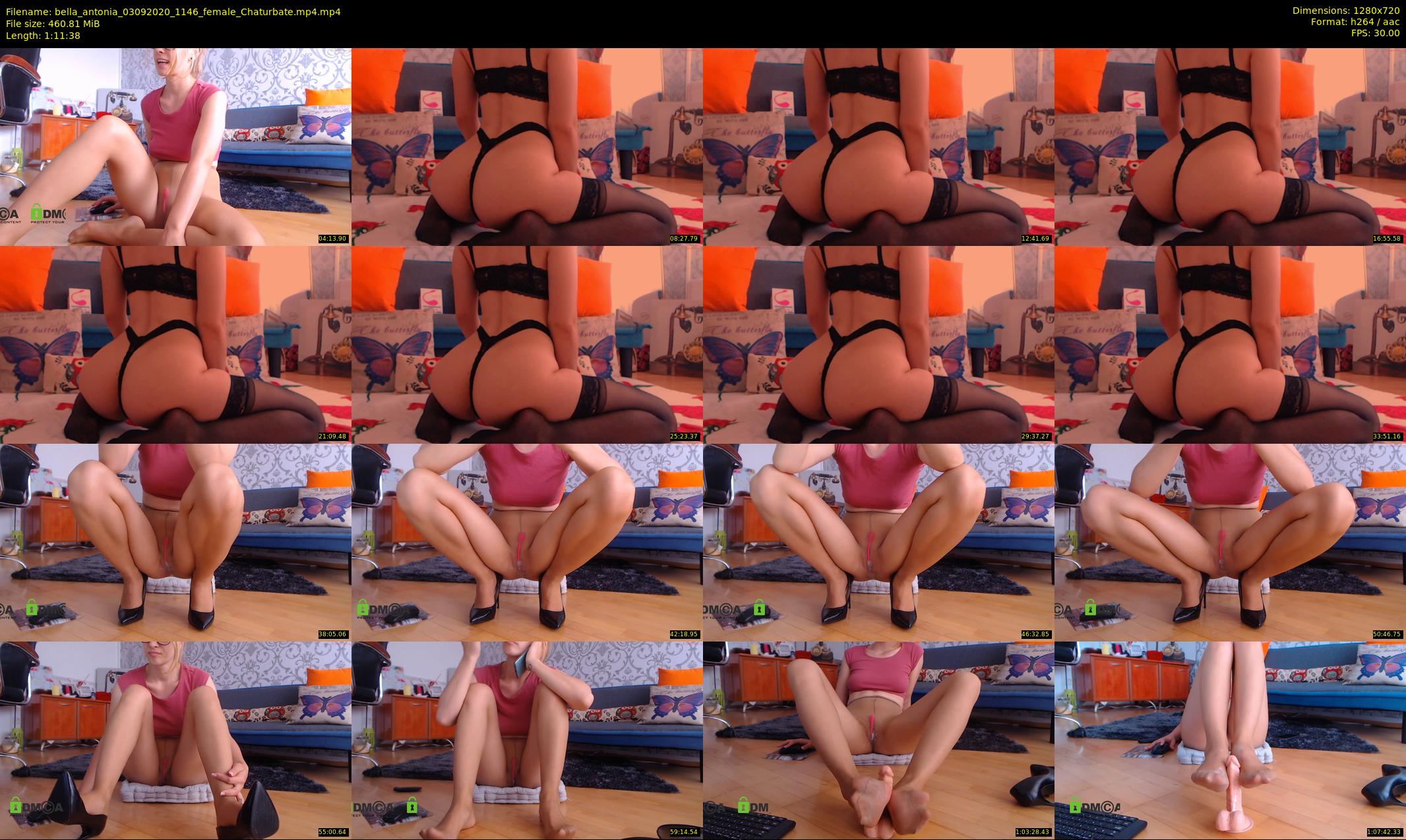 bella_antonia — 72 minute Chaturbate female cam show recording, 720p, Sep 3, 2020