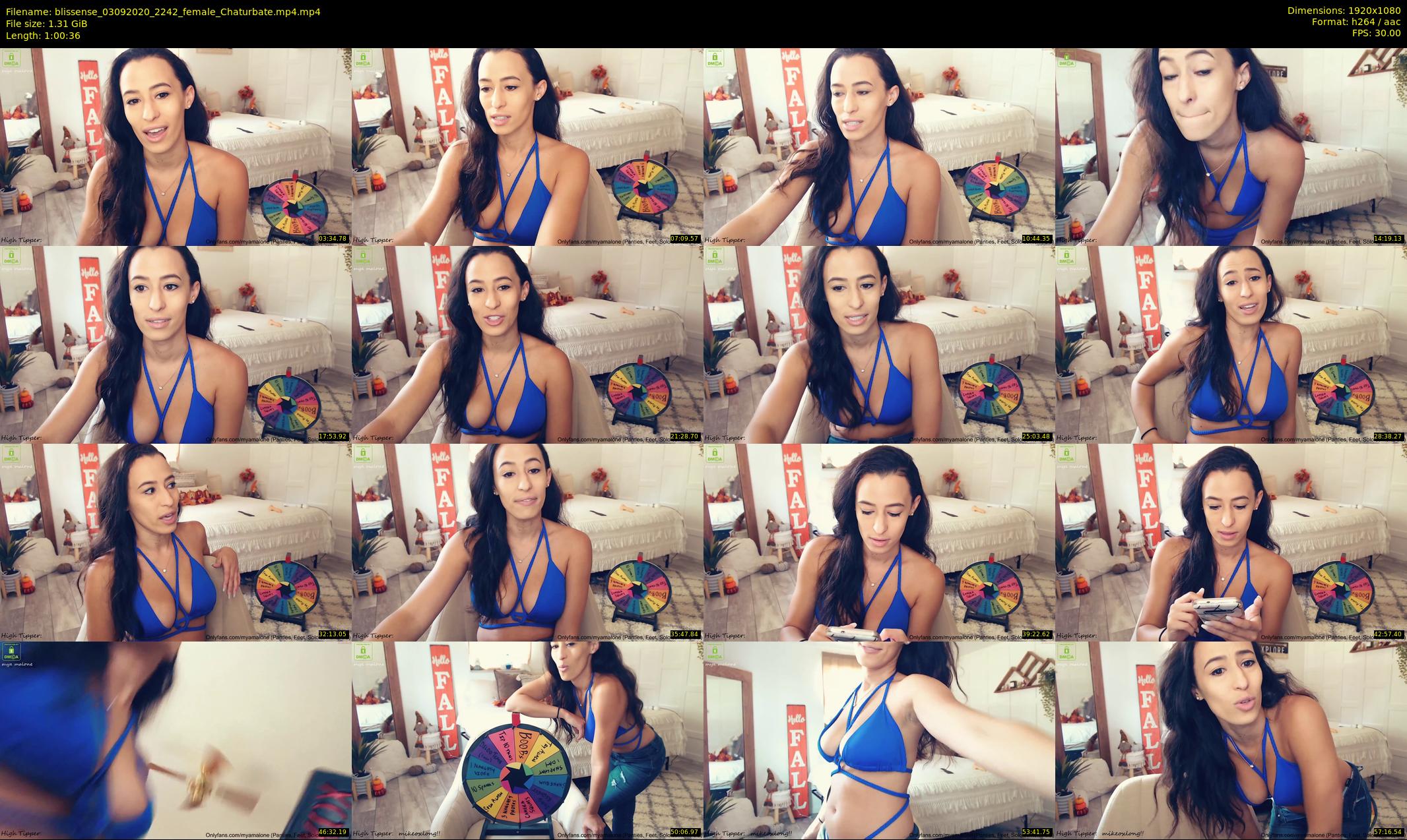 blissense — 61 minute Chaturbate female cam show recording, 1080p, Sep 3, 2020