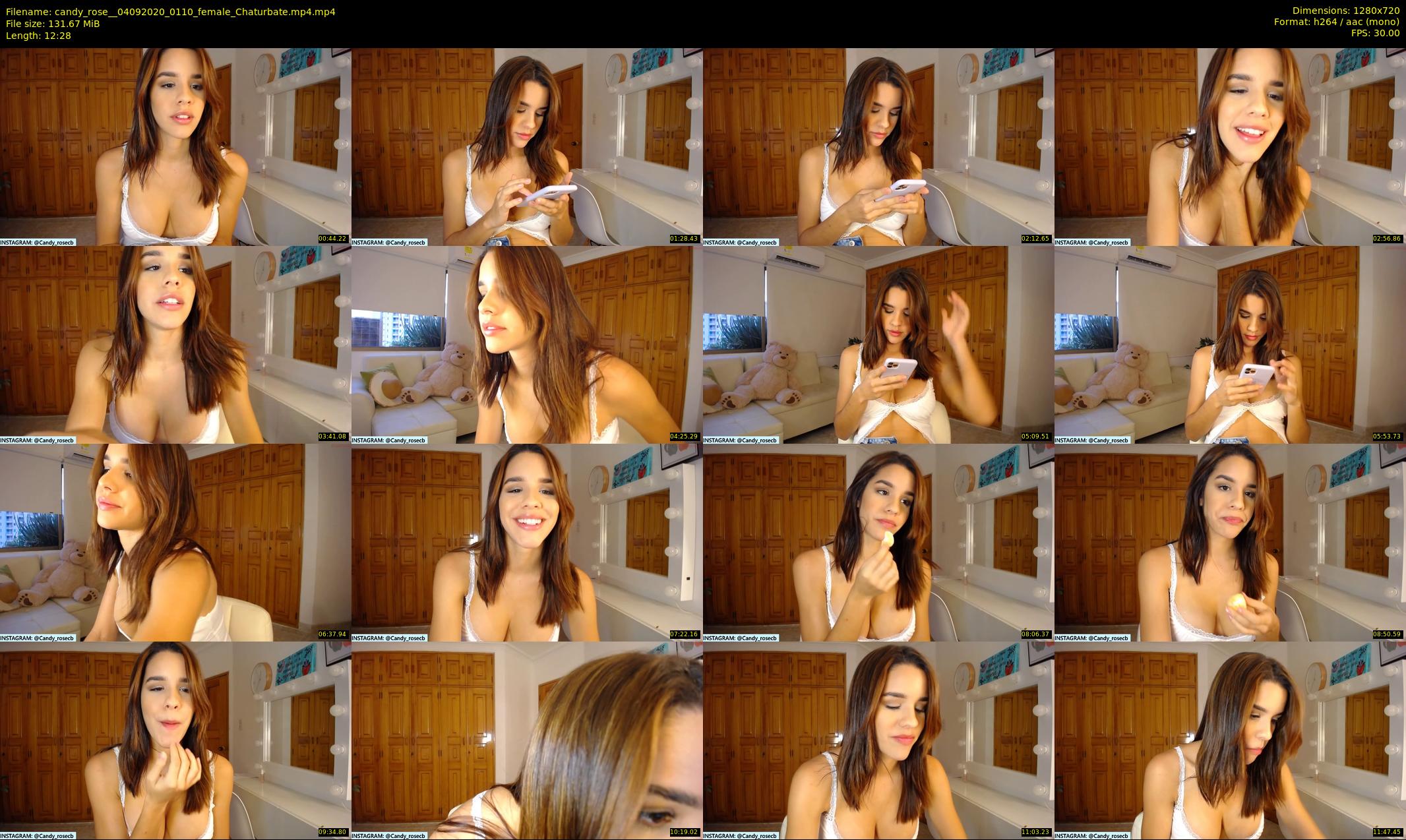 candy_rose_ — 13 minute Chaturbate female cam show recording, 720p, Sep 4, 2020