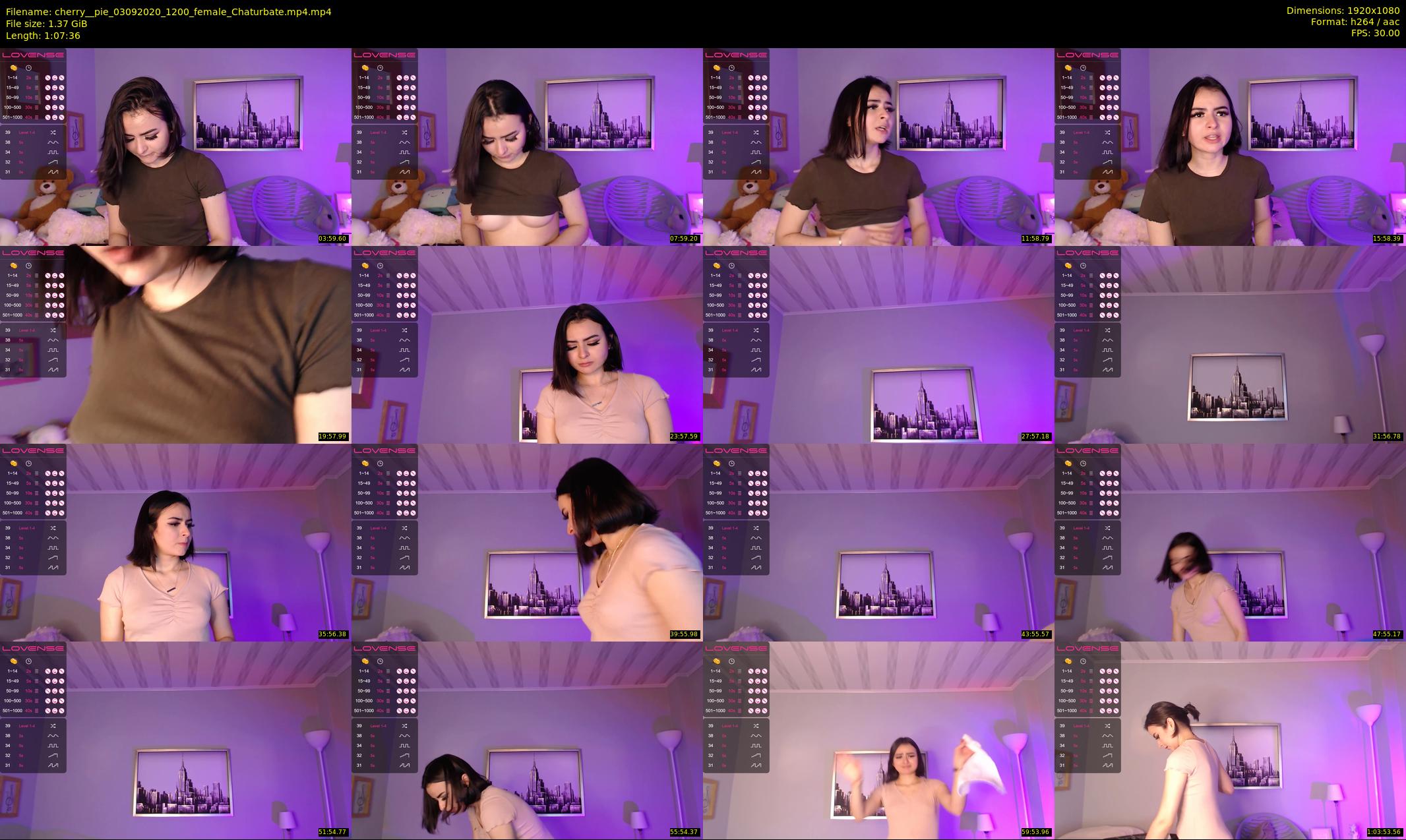 cherry__pie — 68 minute Chaturbate female cam show recording, 1080p, Sep 3, 2020
